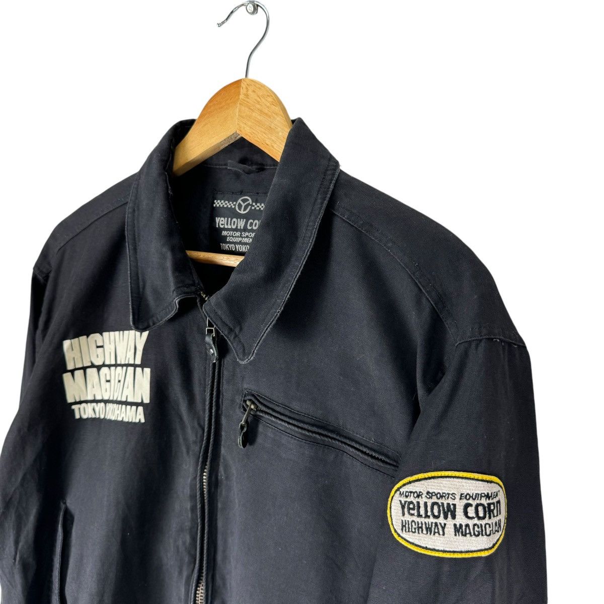Sports Specialties × YELLOW CORN ⚡️YELLOW CORN SLEDGE HAMMER MOTORCYCLE JACKET Size US L / EU 52-54 / 3 - 5 Thumbnail