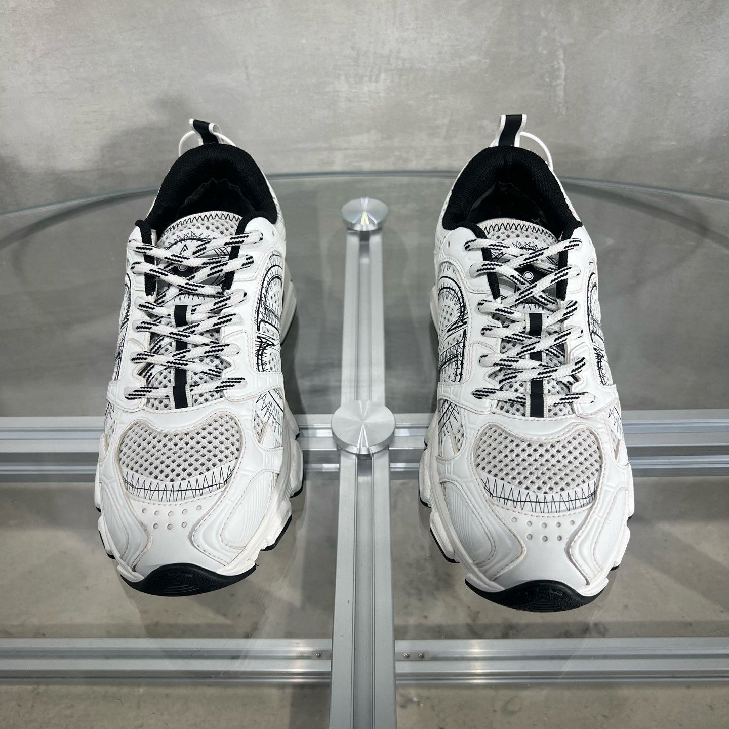Dior DIOR Chrono 25 White Sneakers Size US 7 / IT 37 - 1 Thumbnail