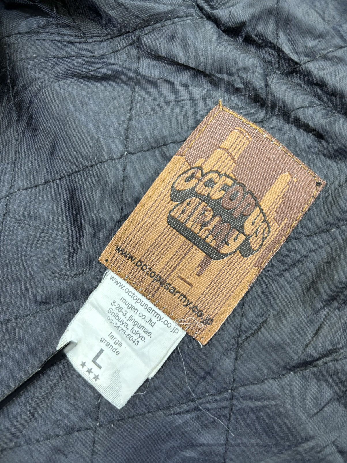 Japanese Brand OCTOPUSARMY Japan Duck Canvas Double Elbow Jacket F994 Size US L / EU 52-54 / 3 - 11 Thumbnail