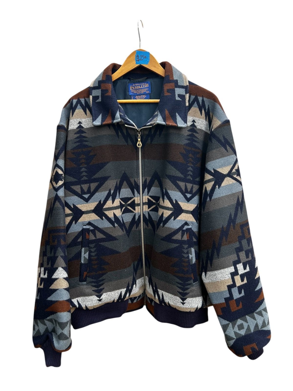 Pendleton × Vintage Vintage Pendleton Aztec wool bomber coat Size US XXL / EU 58 / 5 - 1 Thumbnail