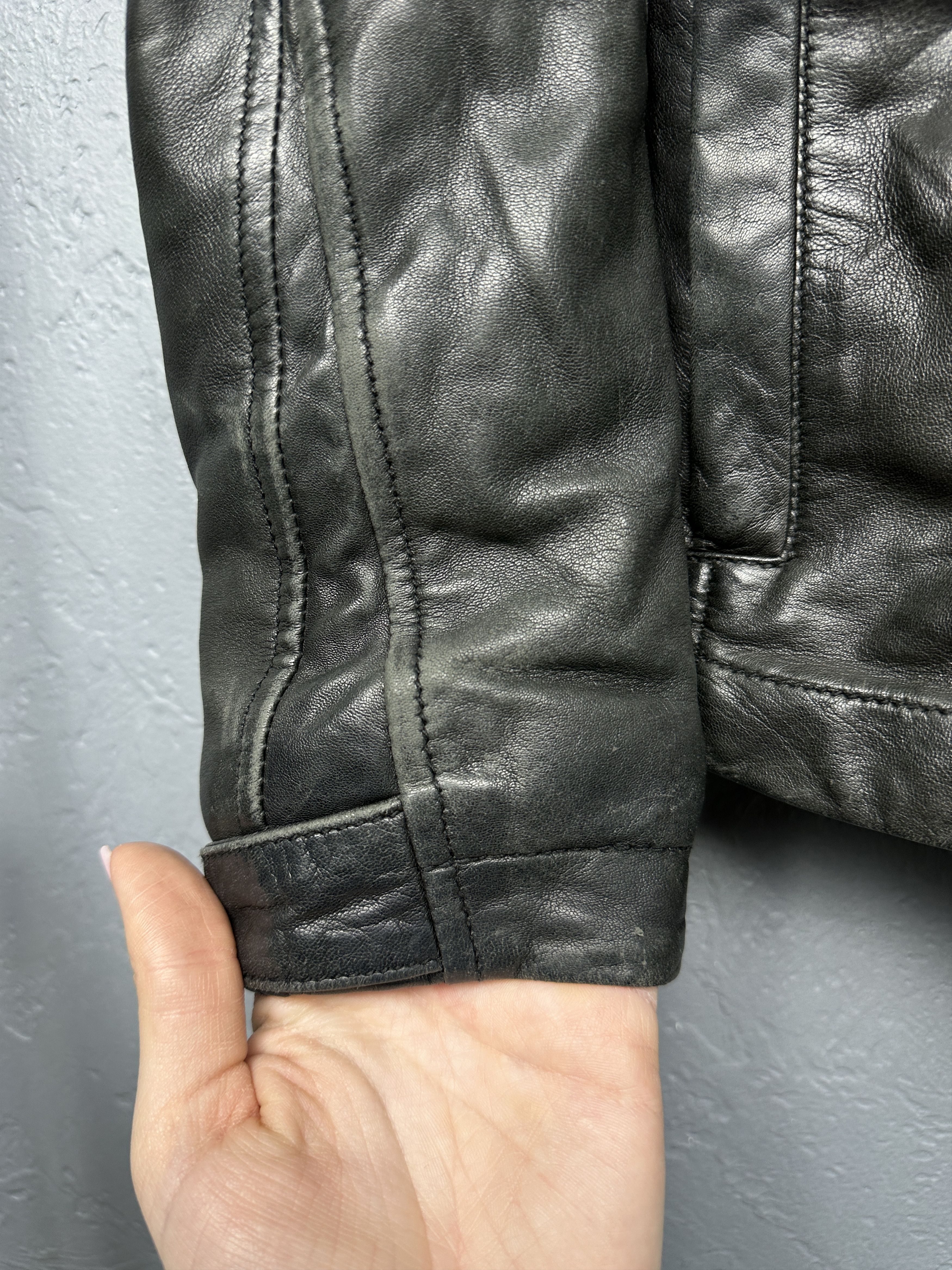 Other Tesla Womens Leather Jacket Size XS / US 0-2 / IT 36-38 - 10 Thumbnail
