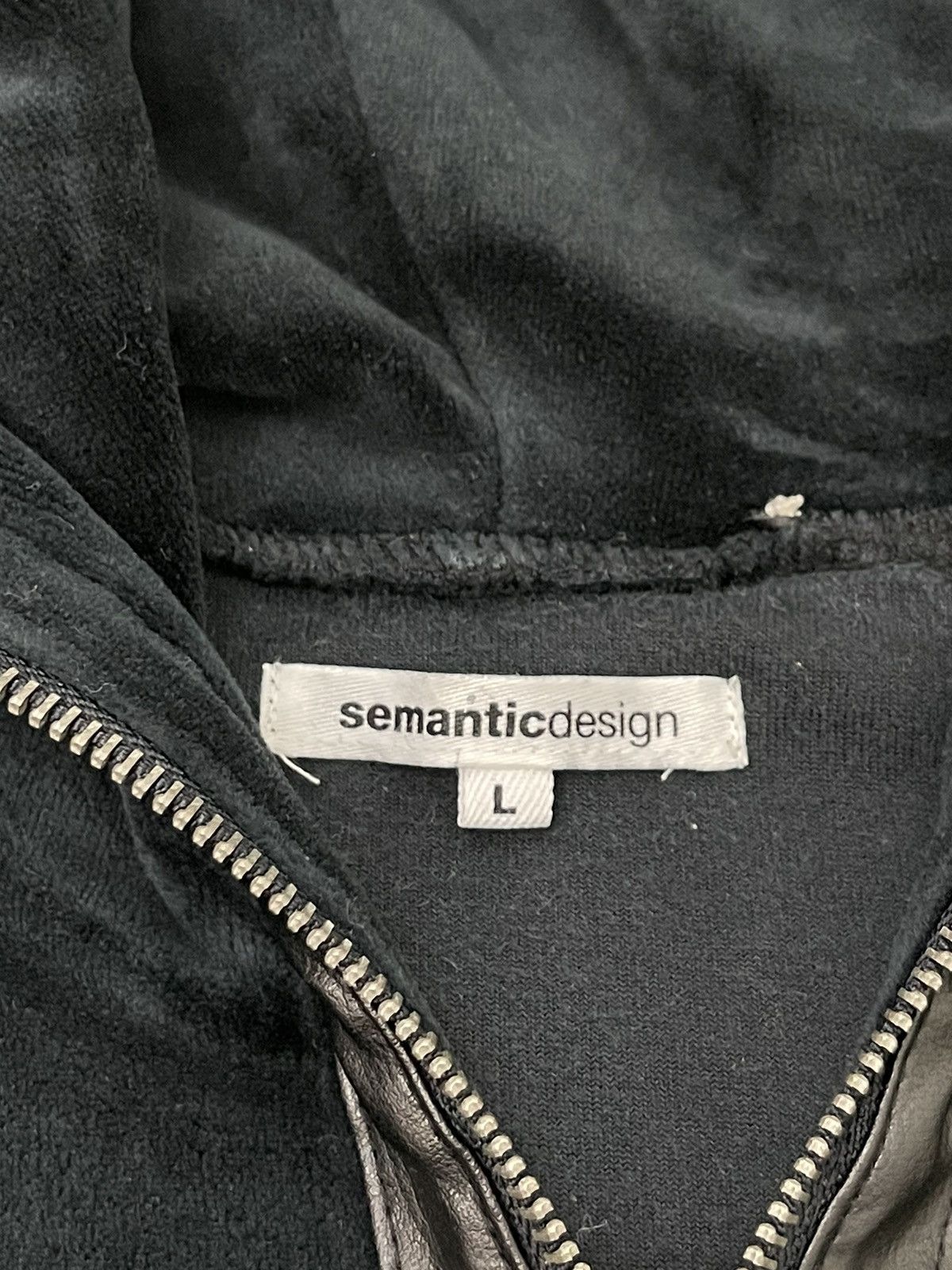 Japanese Brand Velvet Jacket Semantic Design Gothic Leather Parts 5🟩5 Size US M / EU 48-50 / 2 - 18 Thumbnail