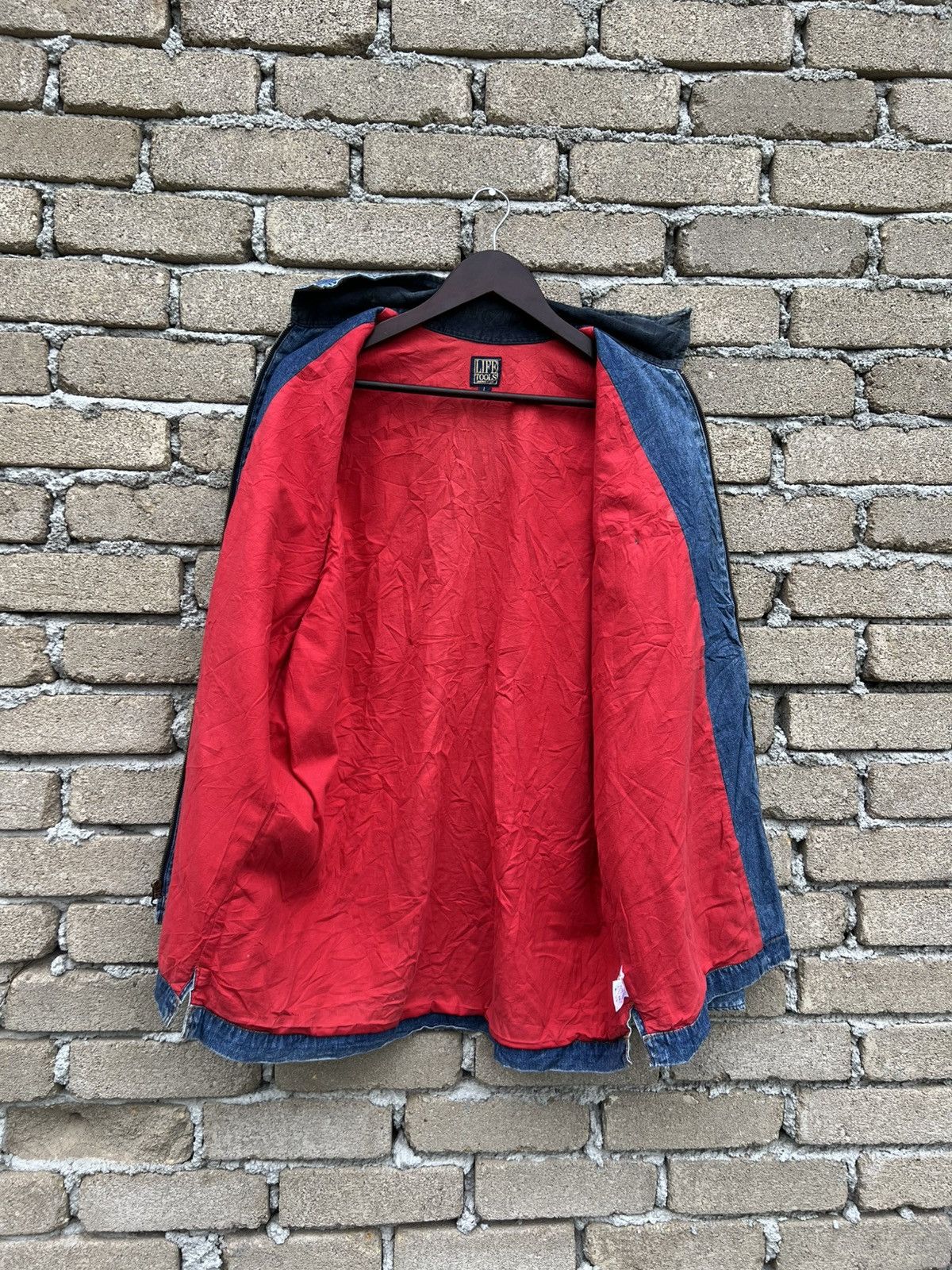 Vintage Vintage Life Tools Denim Zipper Jacket Size US L / EU 52-54 / 3 - 7 Thumbnail