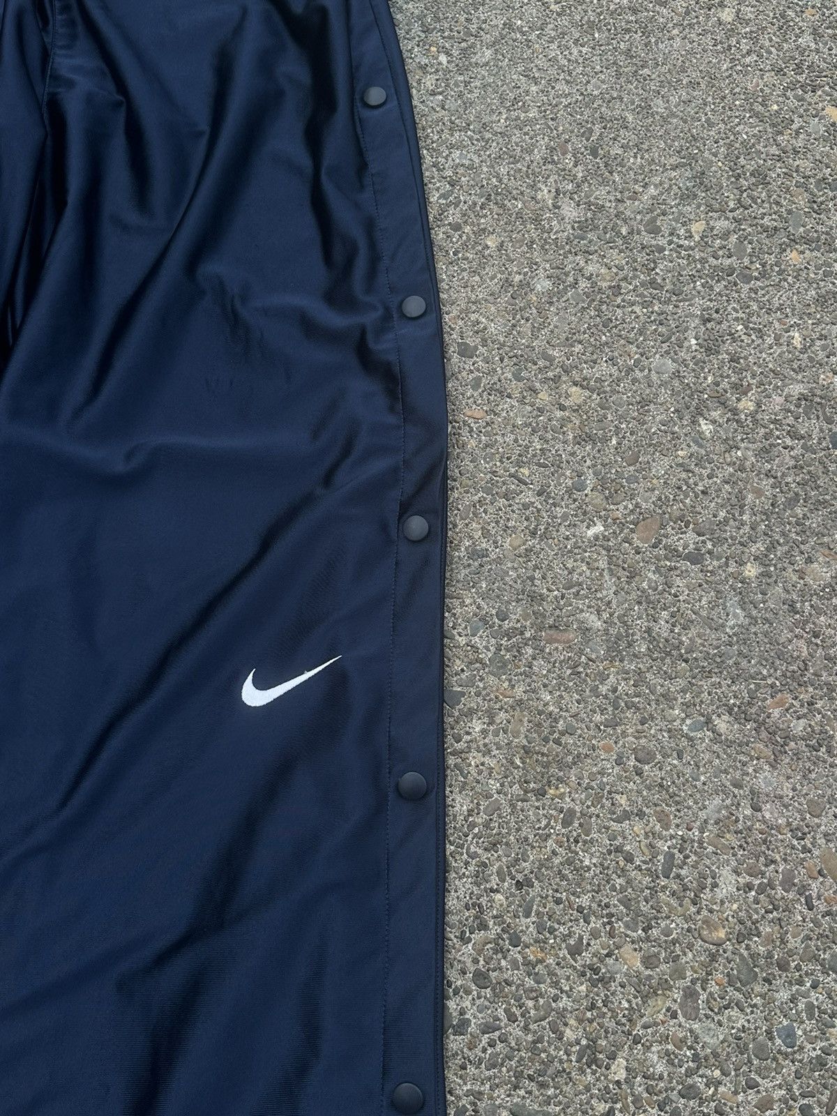 Nike × Vintage Nike Vintage Navy Track Pant Size US 33 - 4 Thumbnail