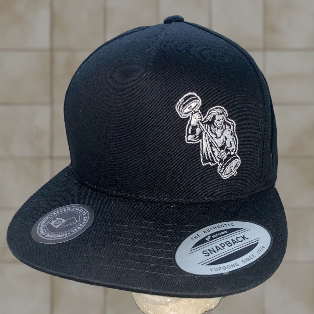 Vintage WODGODZ Athletic Fitness Competition Black Snapback Hat Cap Size ONE SIZE - 1 Thumbnail