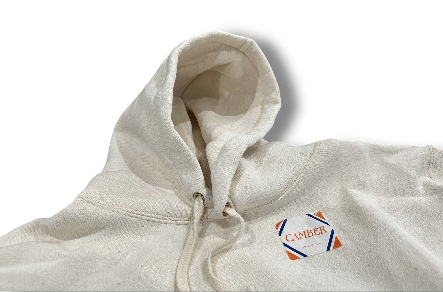 Camber CAMBER SPORTSWEAR-232 CROSS KNIT MEDIUM BEIGE/NATURAL HOODIE Size US M / EU 48-50 / 2 - 7 Thumbnail