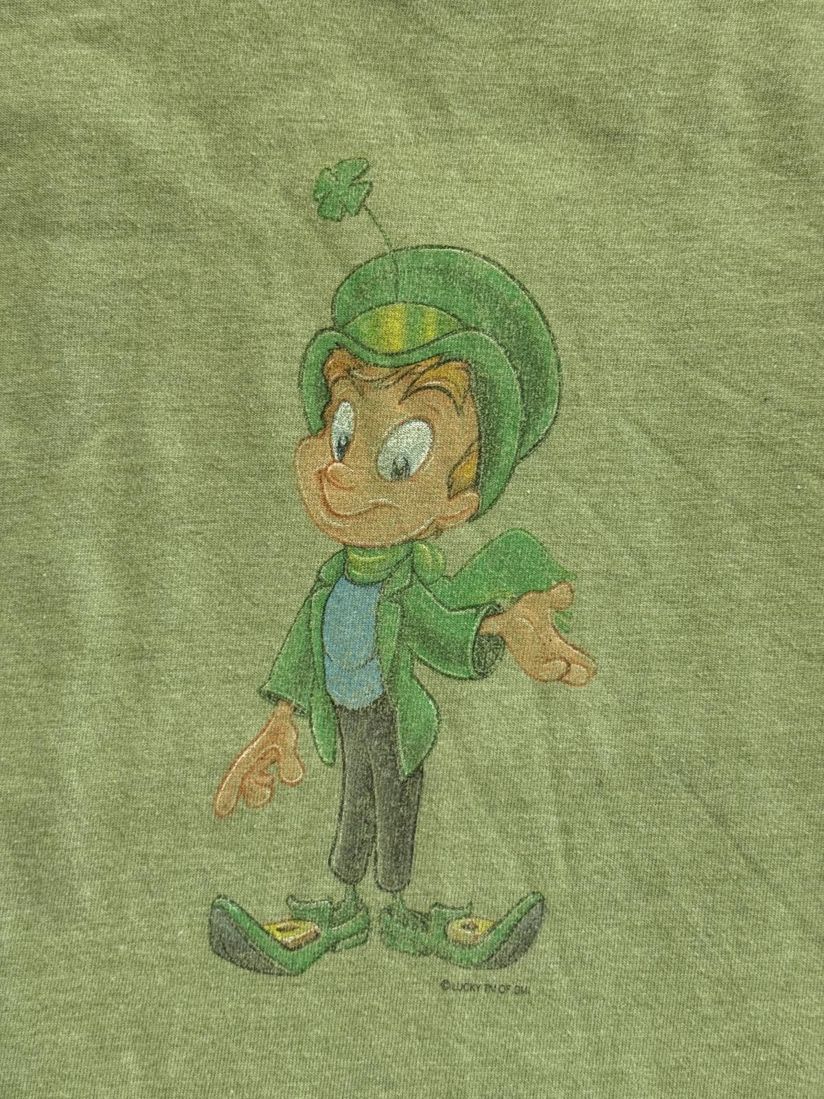 Other Vintage Lucky Charms Leprechaun Passing4sane Green Ringer L Size US L / EU 52-54 / 3 - 4 Thumbnail