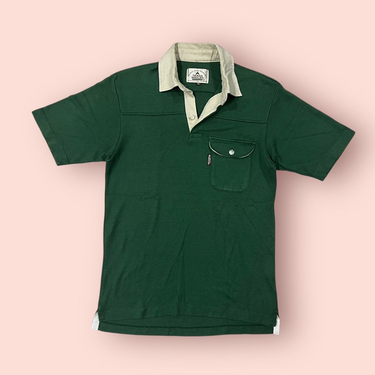 Asics × Vintage VINTAGE TARAS BOULBA SINGLE STITCHES RETRO POLO RUGBY SHIRT Size US S / EU 44-46 / 1 - 5 Thumbnail