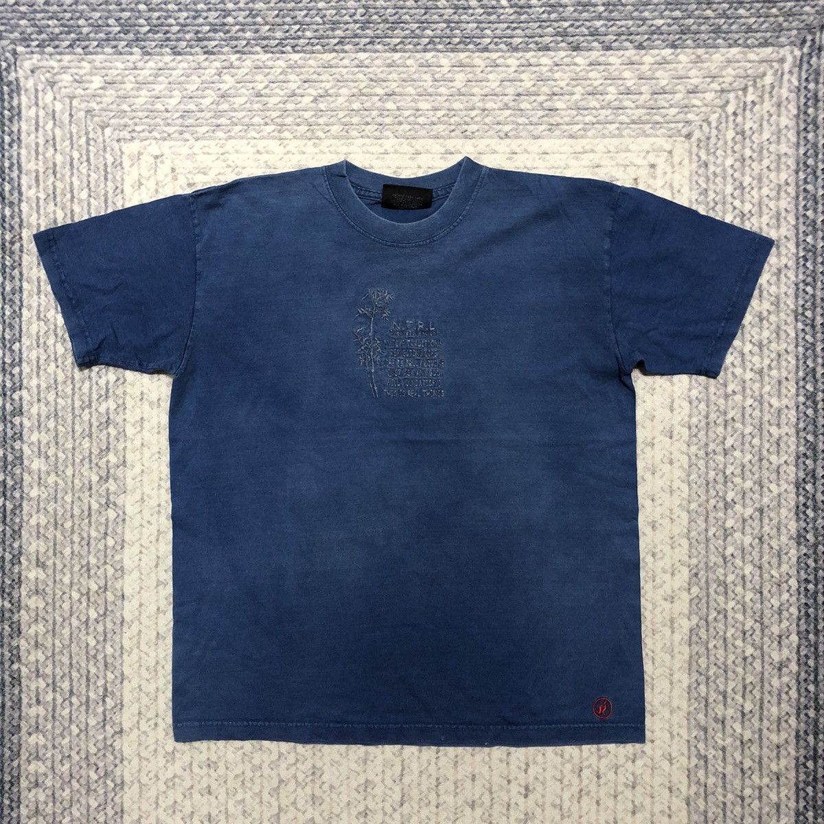 Japanese Brand × Vintage Rare Faded Vintage Japanese Ancient ‘N.T.R.L’ Quote Tees Size US L / EU 52-54 / 3 - 1 Thumbnail