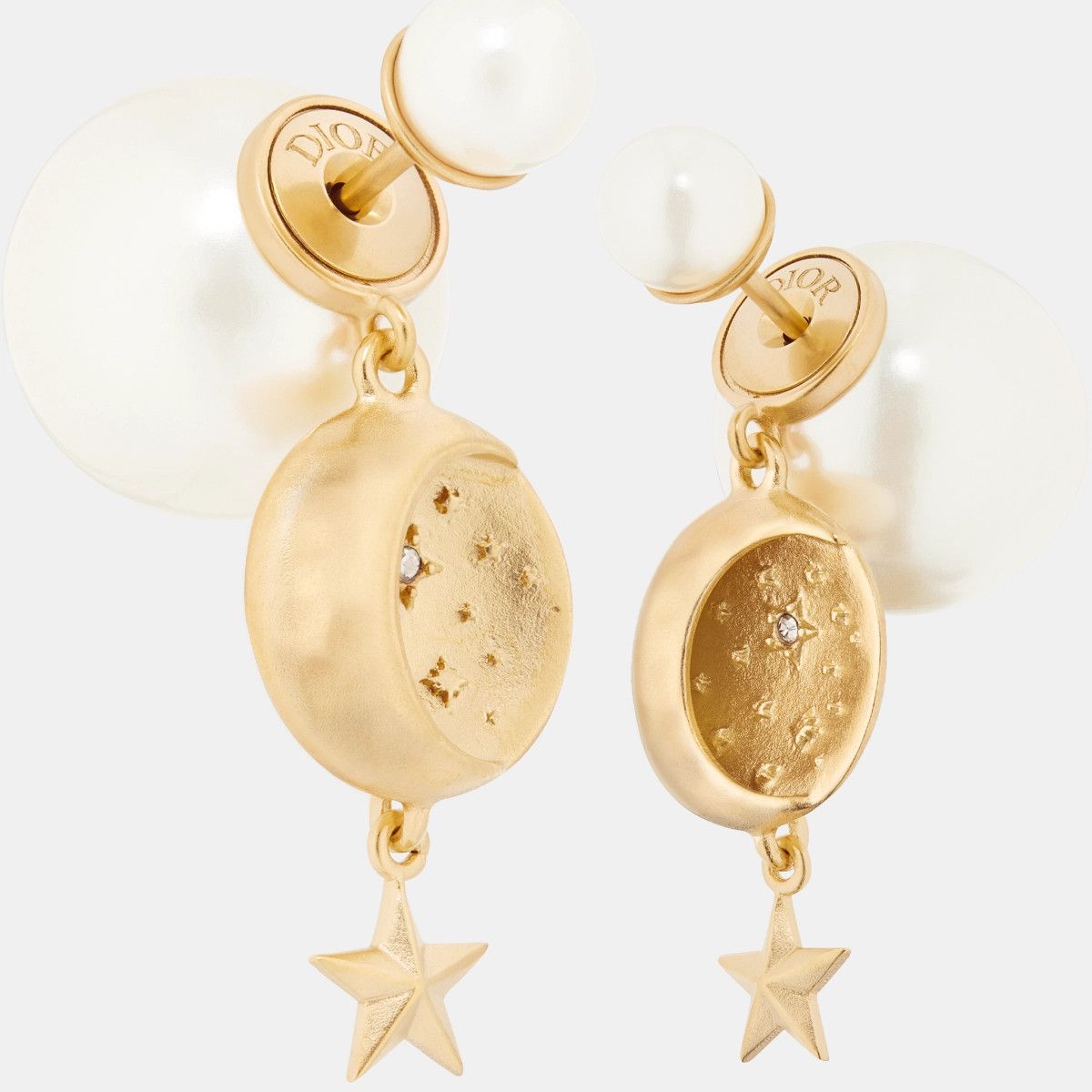 Dior o1bcso1str0126 Size:OS/Tribales Earrings in Golden/White Size ONE SIZE - 3 Thumbnail