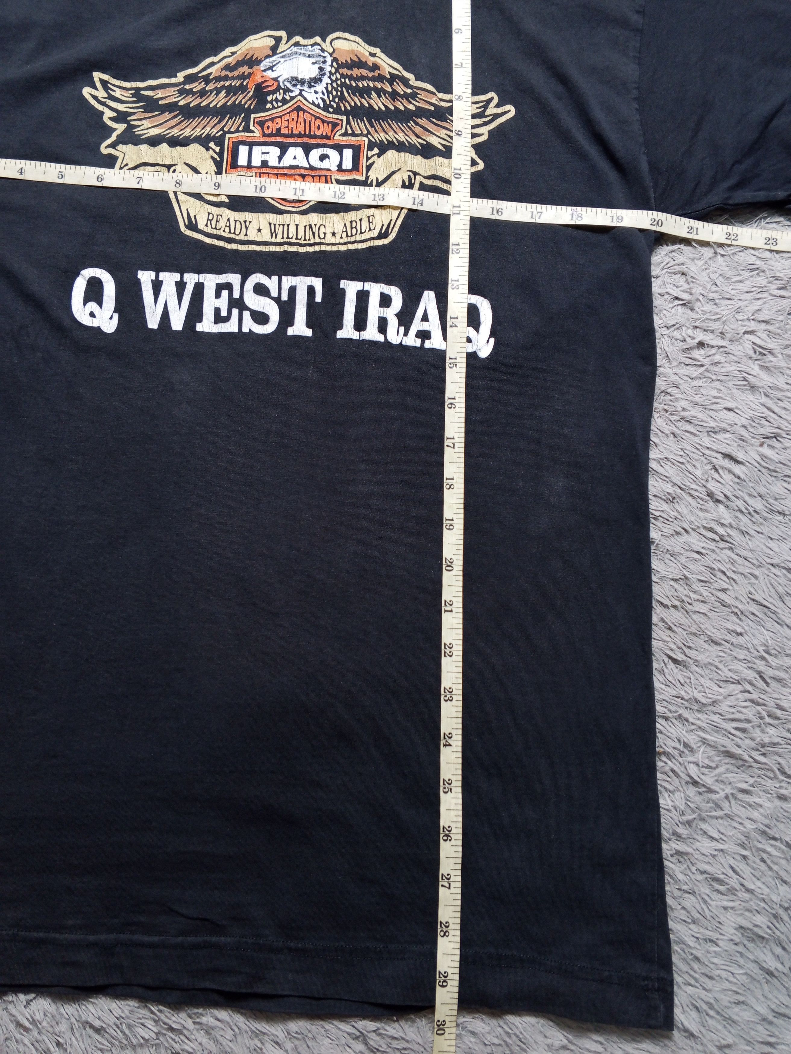Vintage Vintage Crazy Faded Q West Iraq Operation Freedom Size US M / EU 48-50 / 2 - 6 Thumbnail