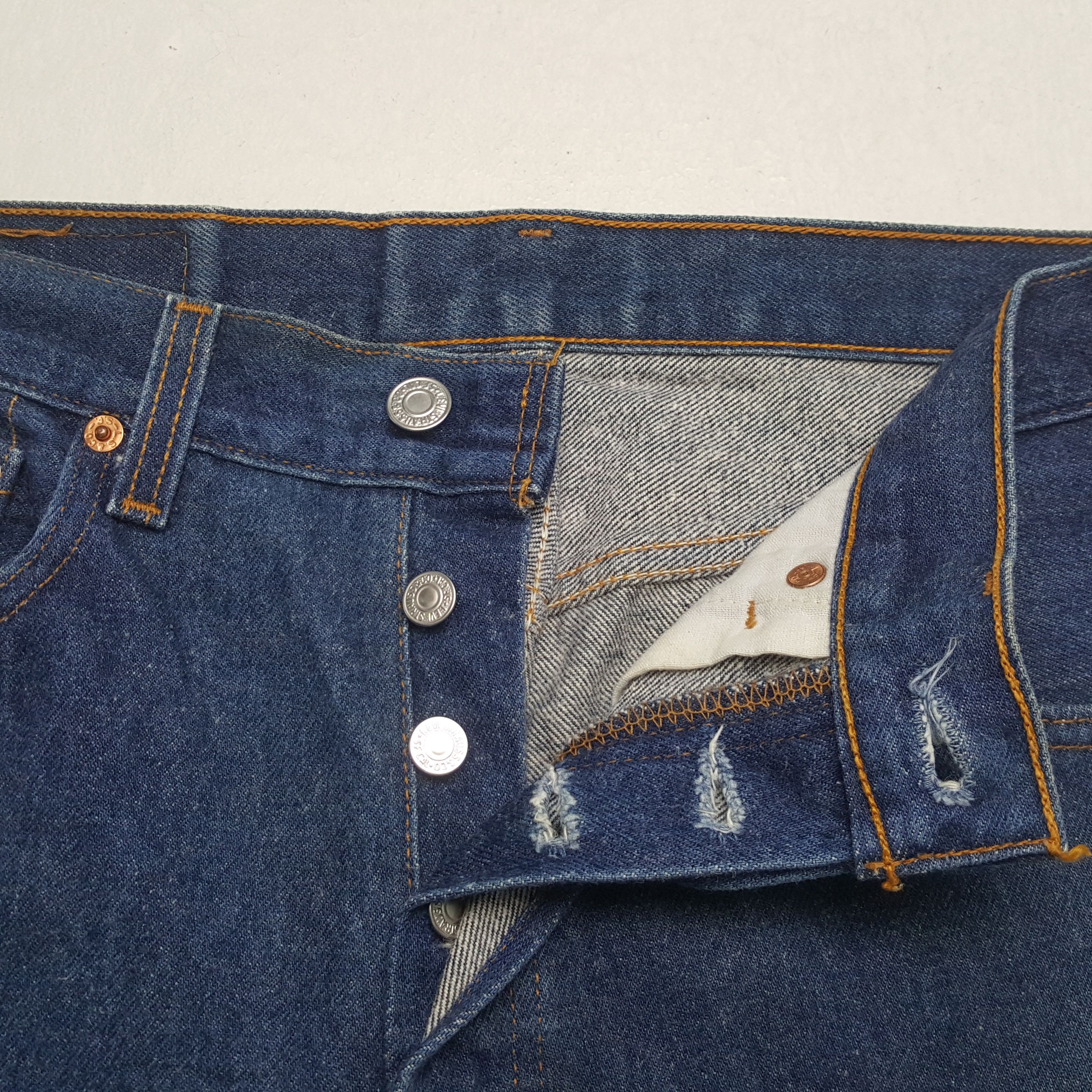 Levi's Levis 501 Streetwear Style Jeans RR17 Size US 30 / EU 46 - 12 Thumbnail