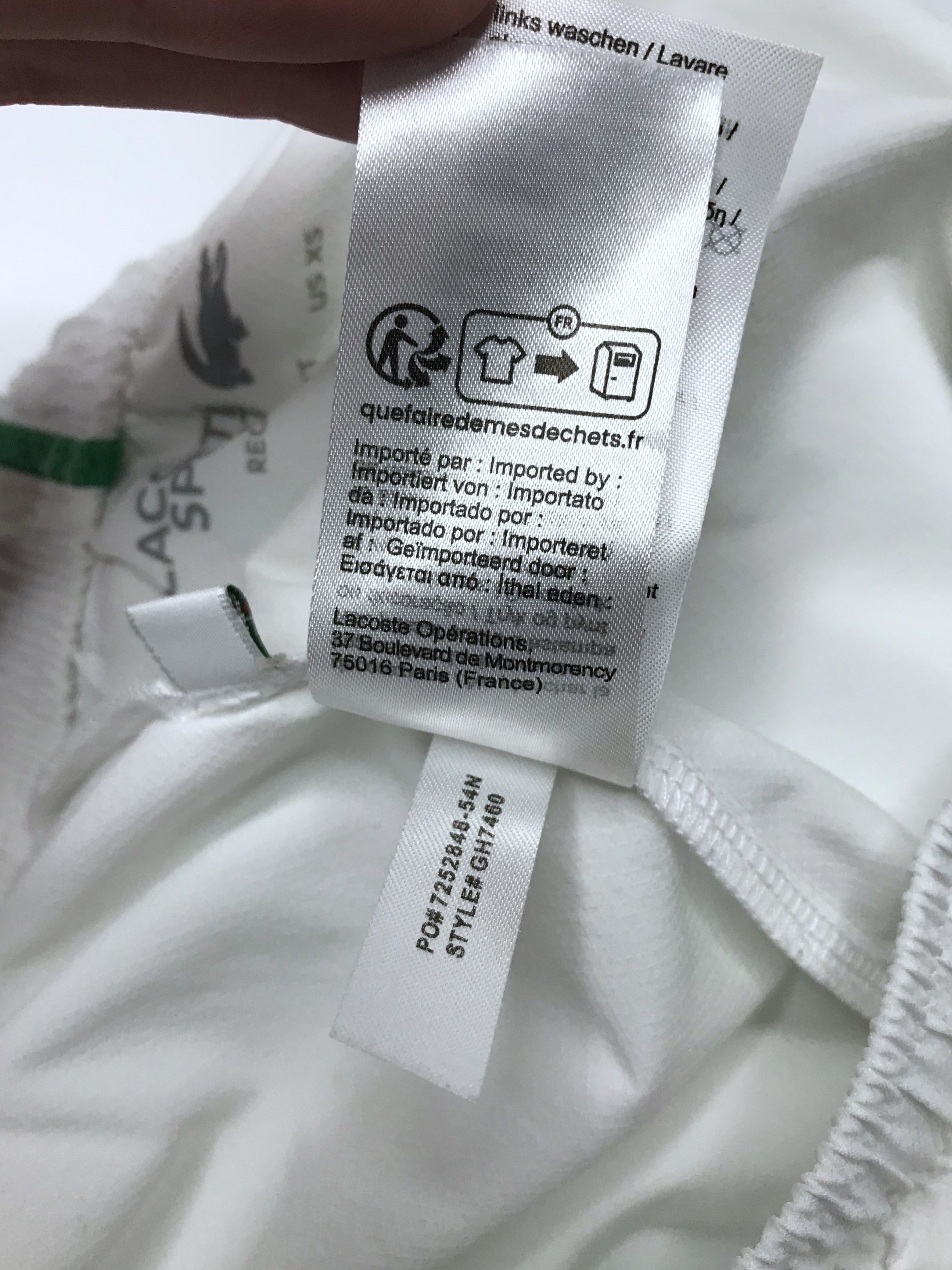 Lacoste Lacoste Mens Tennis Shorts White Sz XS Size US 30 / EU 46 - 9 Thumbnail