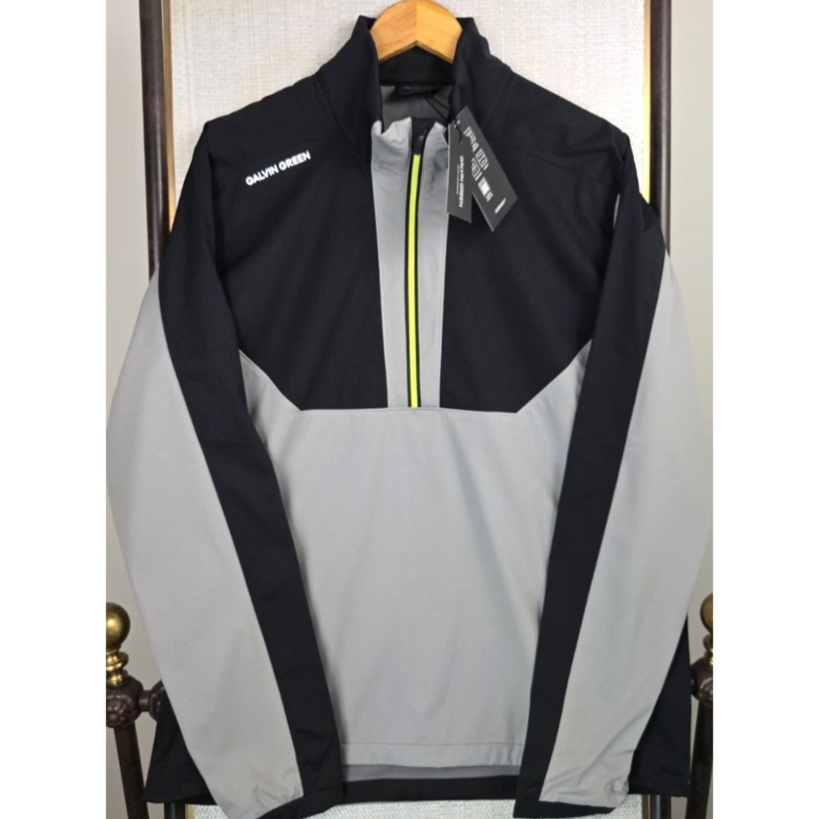 Galvin Green VINTAGE Galvin Green Jacket Windproof 1/2 Zip Thermal Lined Golf/Casual Mens XL Gray Size US XL / EU 56 / 4 - 2 Thumbnail