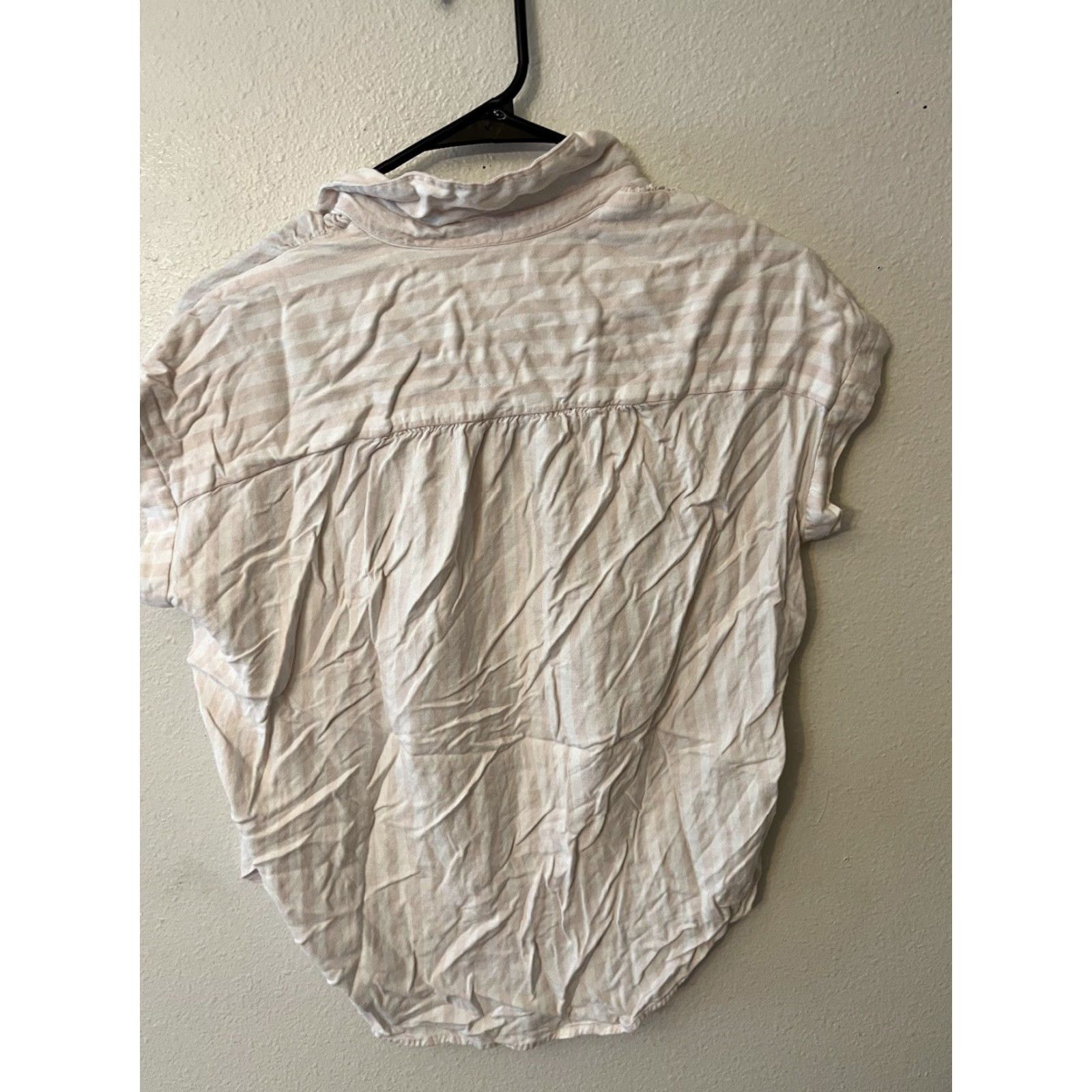 Madewell VINTAGE Madewell Button-Up Shirt Women’s Small Pink Striped Cotton Casual Blouse Size S / US 4 / IT 40 - 3 Thumbnail