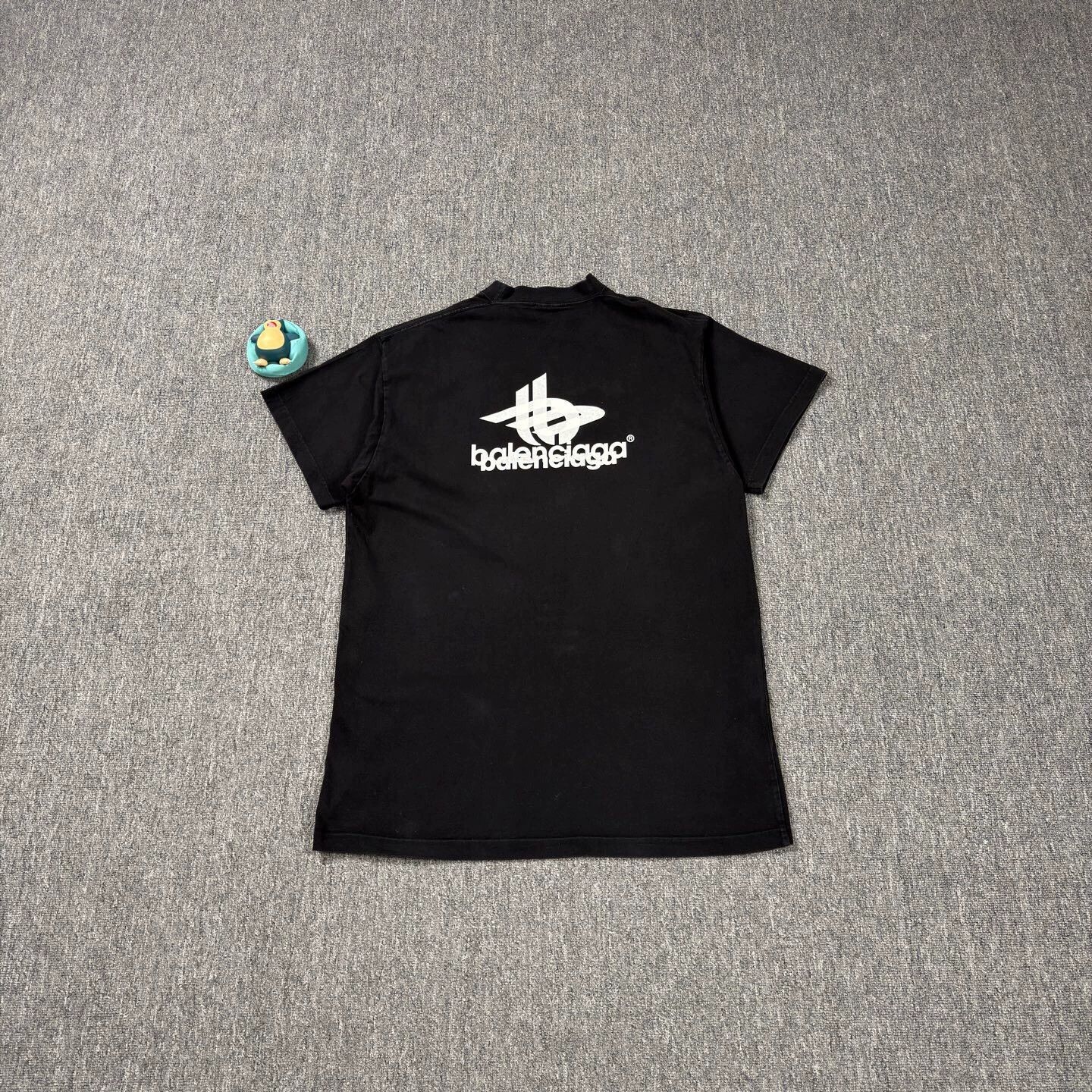 Balenciaga Balenciaga Phantom Logo Black Short-Sleeve Tee Size 1 Size US L / EU 52-54 / 3 - 2 Thumbnail