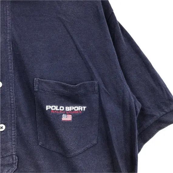 Polo Ralph Lauren Vtg 90’ Polo Sport USA RALPH LAUREN Polo Tee Shirt Size US M / EU 48-50 / 2 - 6 Thumbnail
