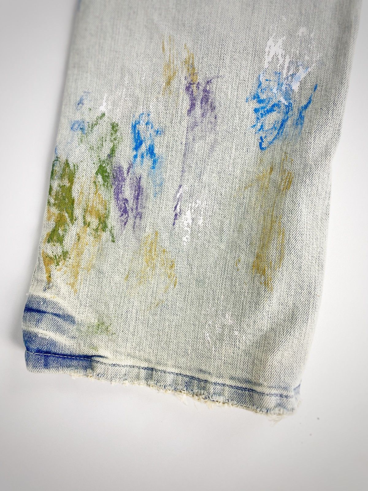 Purple Brand PURPLE BRAND Paint Splatter 32 Style P004 Slim Boot Jeans Size US 32 / EU 48 - 11 Thumbnail