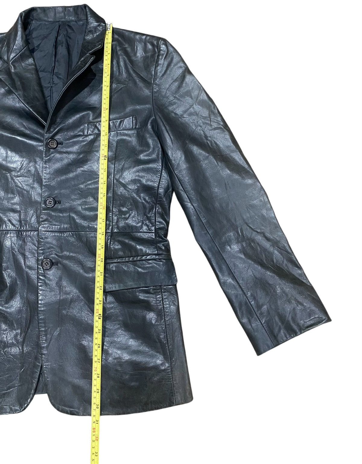 Tornado Mart Rare TORNADO MART Leather Blazer Size US L / EU 52-54 / 3 - 17 Thumbnail