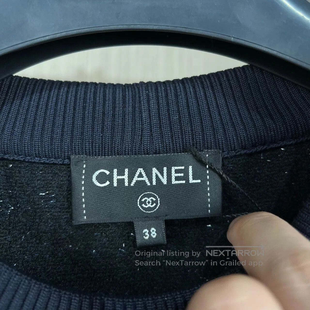 Chanel chanel embroidered letter starry sweatshirt. Size M / US 6-8 / IT 42-44 - 6 Thumbnail