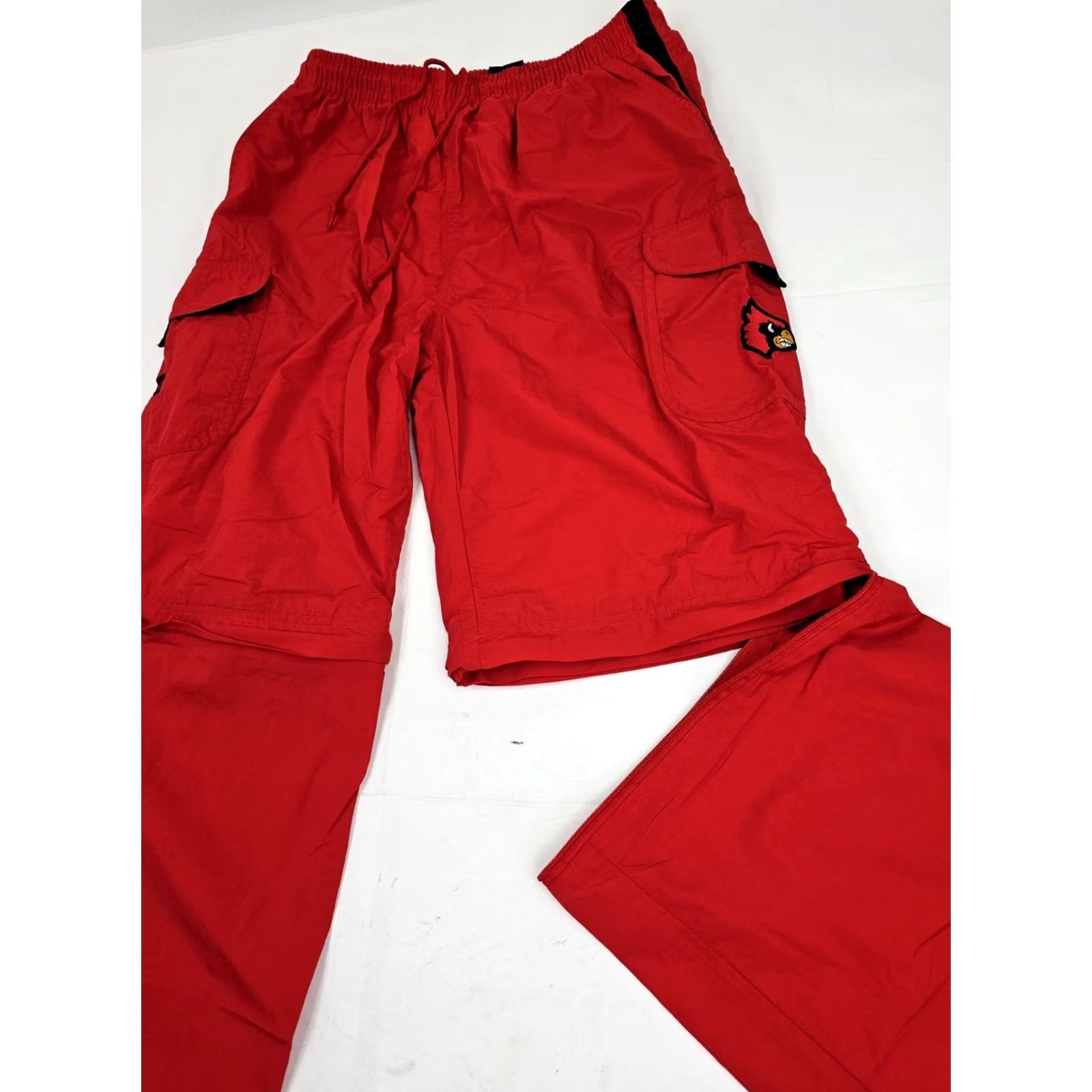 Starter VINTAGE Starter Y2K Convertible Track Pants Shorts Men M 30x29 Louisville Baggy Size US 31 - 3 Thumbnail