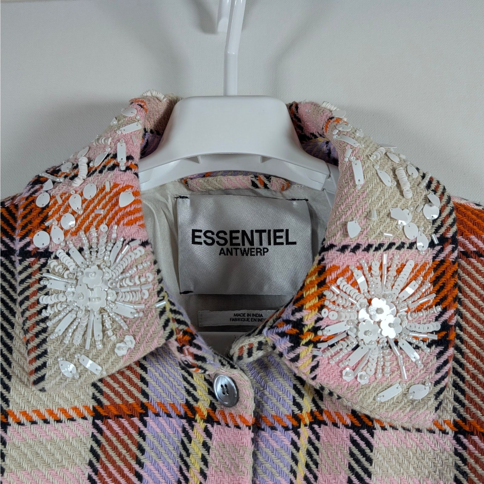 Unknown London Essentiel Antwerp Revolve Boozy Oversized Shirt Jacket Size S / US 4 / IT 40 - 3 Thumbnail