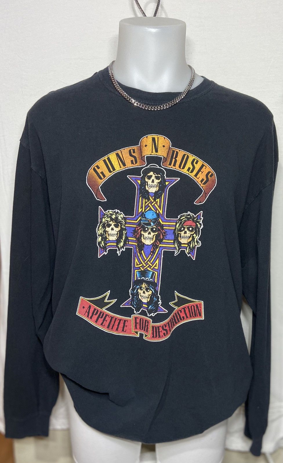 Vintage Vintage Guns N Roses Long Sleeve Tee L Size US XL / EU 56 / 4 - 1 Thumbnail