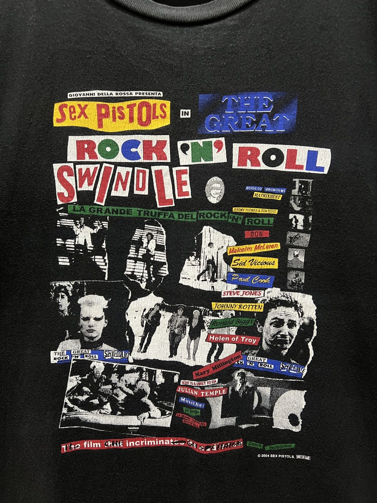 Band Tees Vintage Sex Pistols Film Band Tee Malcolm Mclaren Size US L / EU 52-54 / 3 - 3 Thumbnail