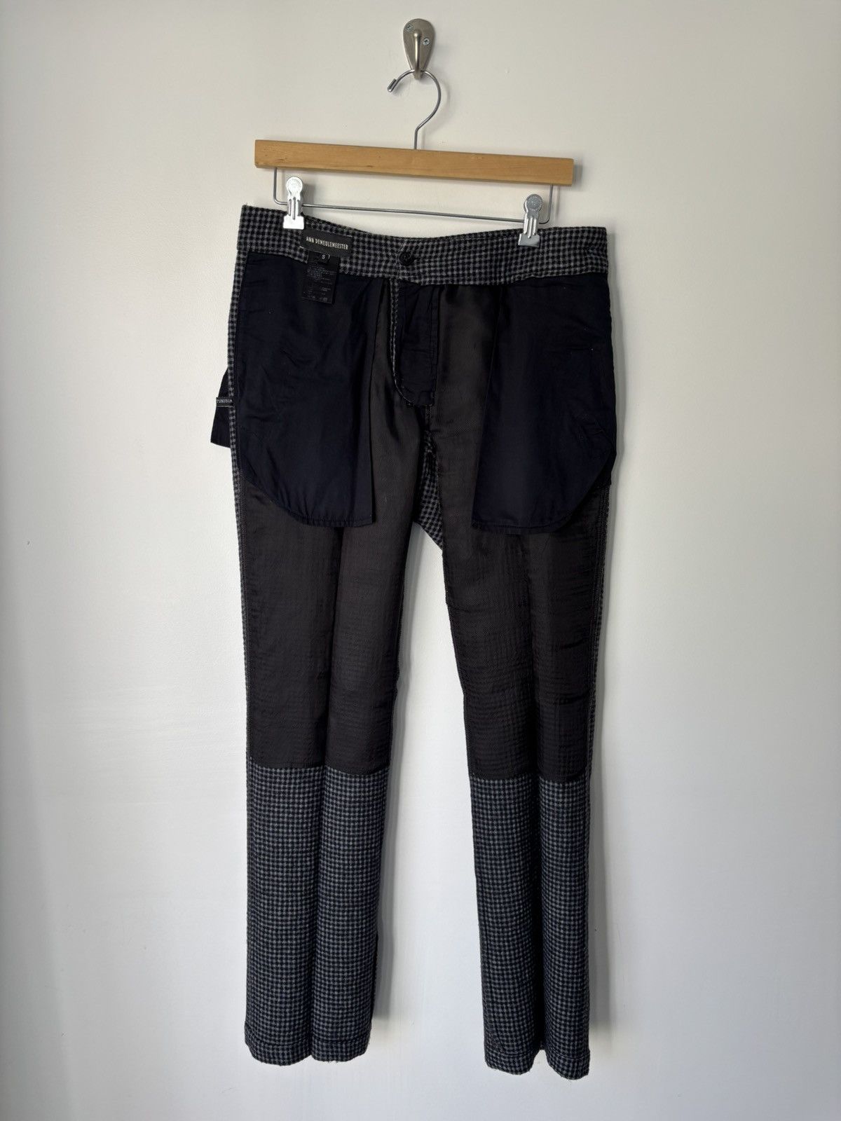 Ann Demeulemeester Ann Demeulemeester Checker Trouser Size US 31 - 6 Thumbnail