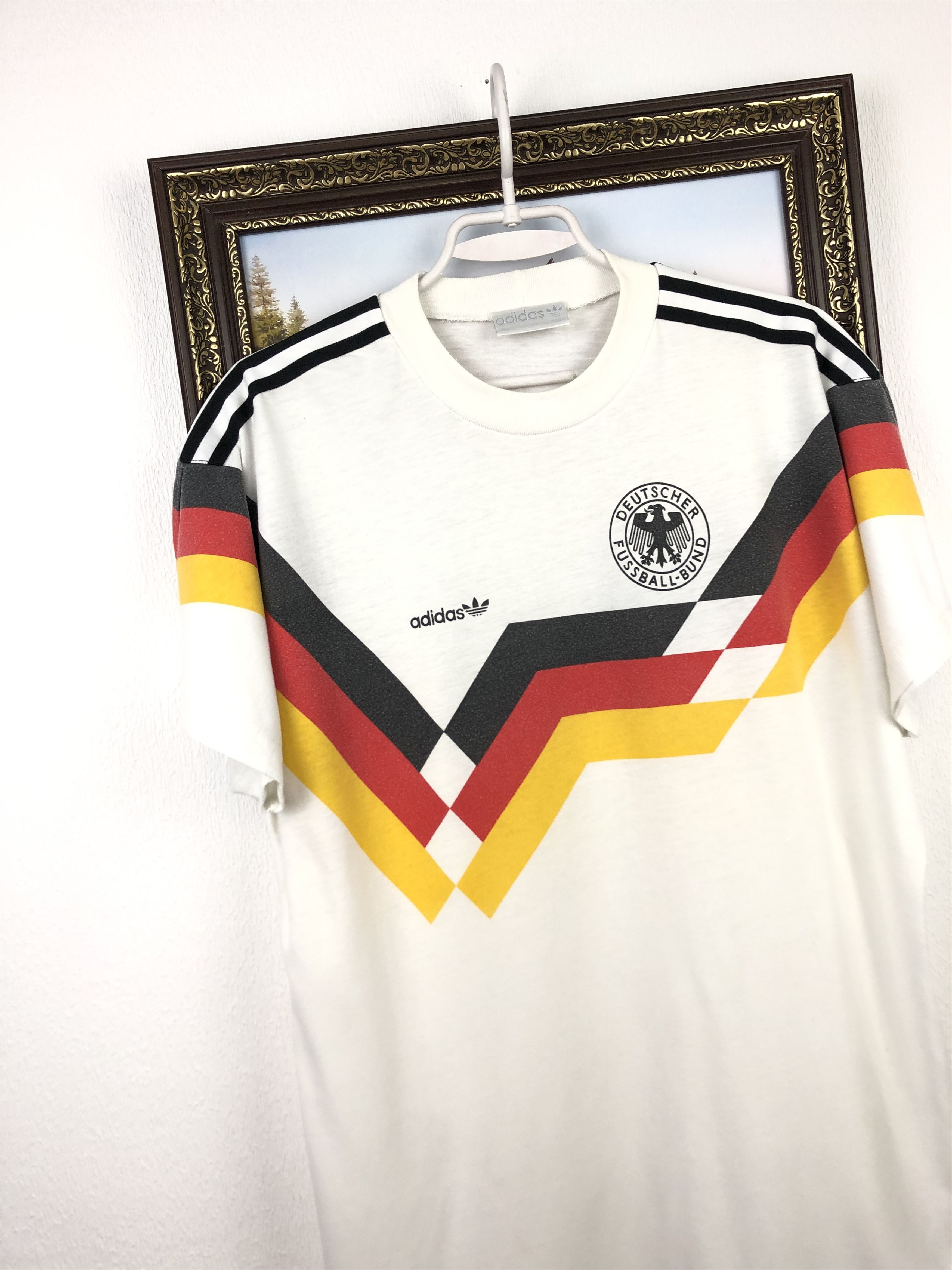 Adidas × Vintage Vintage Germany Football Shirt Soccer Jersey Trikot Tee Hype Size US M / EU 48-50 / 2 - 3 Thumbnail