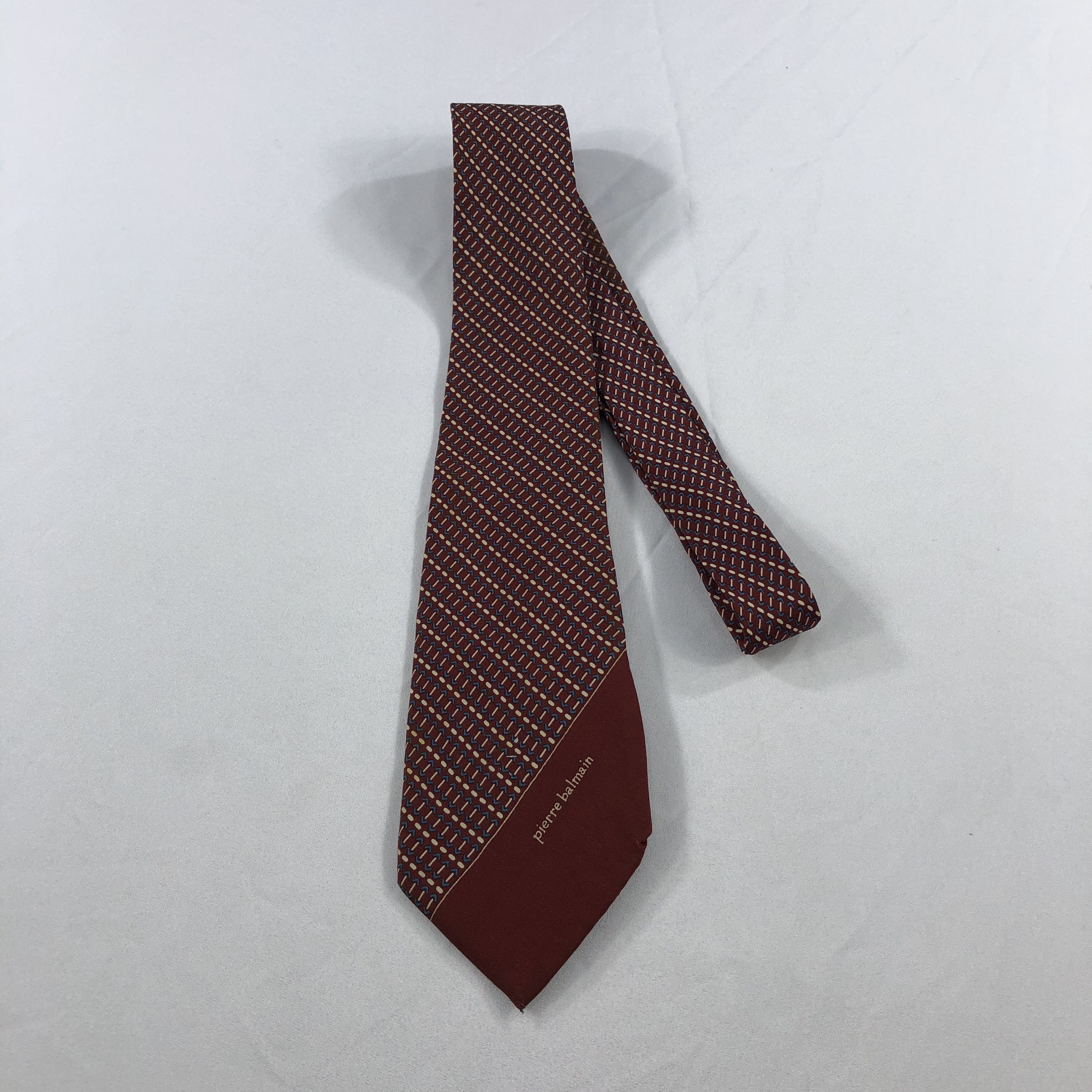 Pierre Balmain × Vintage Pierre Balmain Silk Neck Ties T94 Size ONE SIZE - 1 Thumbnail