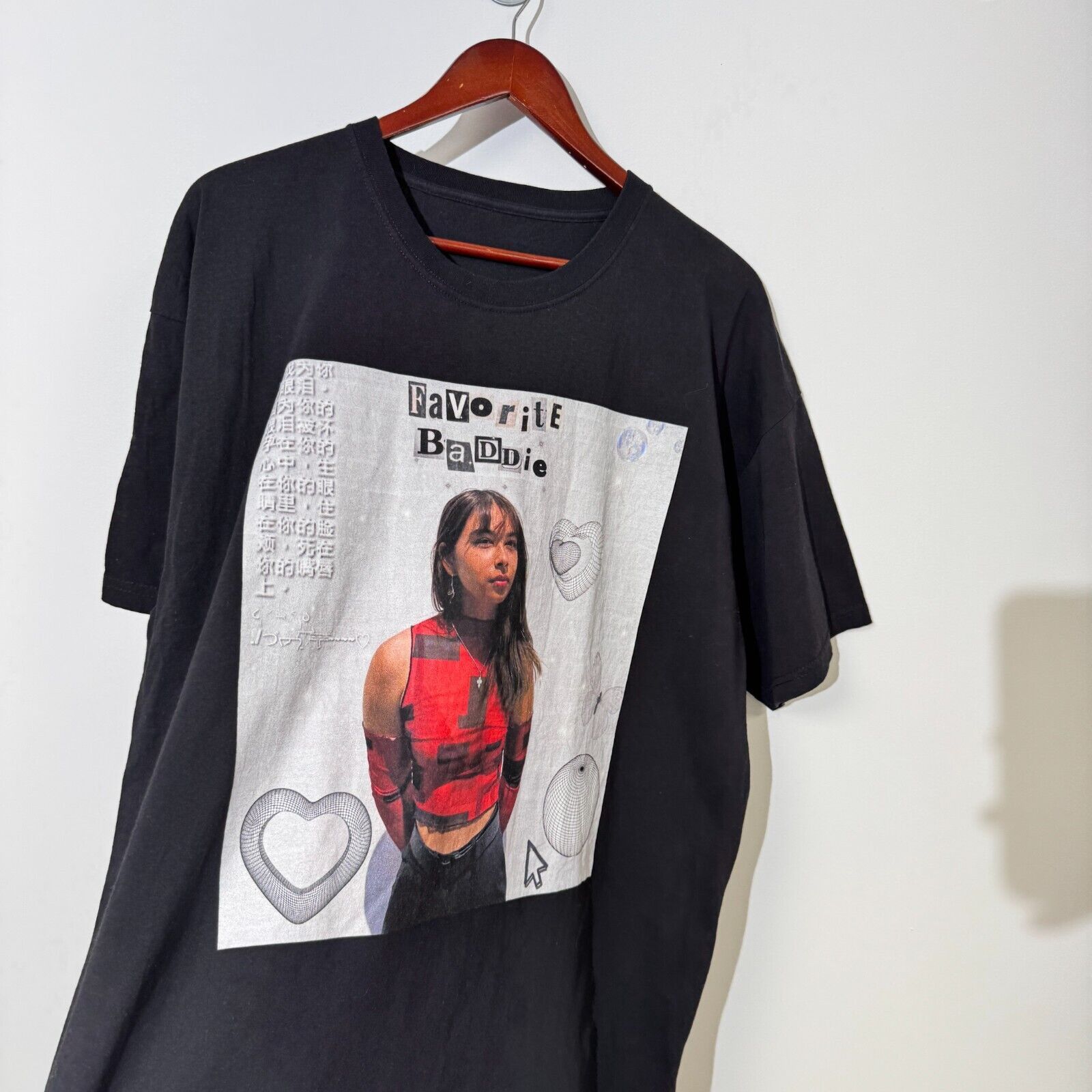 Vintage Vintage Black Cotton T-Shirt Size XL Regular Fit Jpop Kpop Size US XL / EU 56 / 4 - 2 Thumbnail