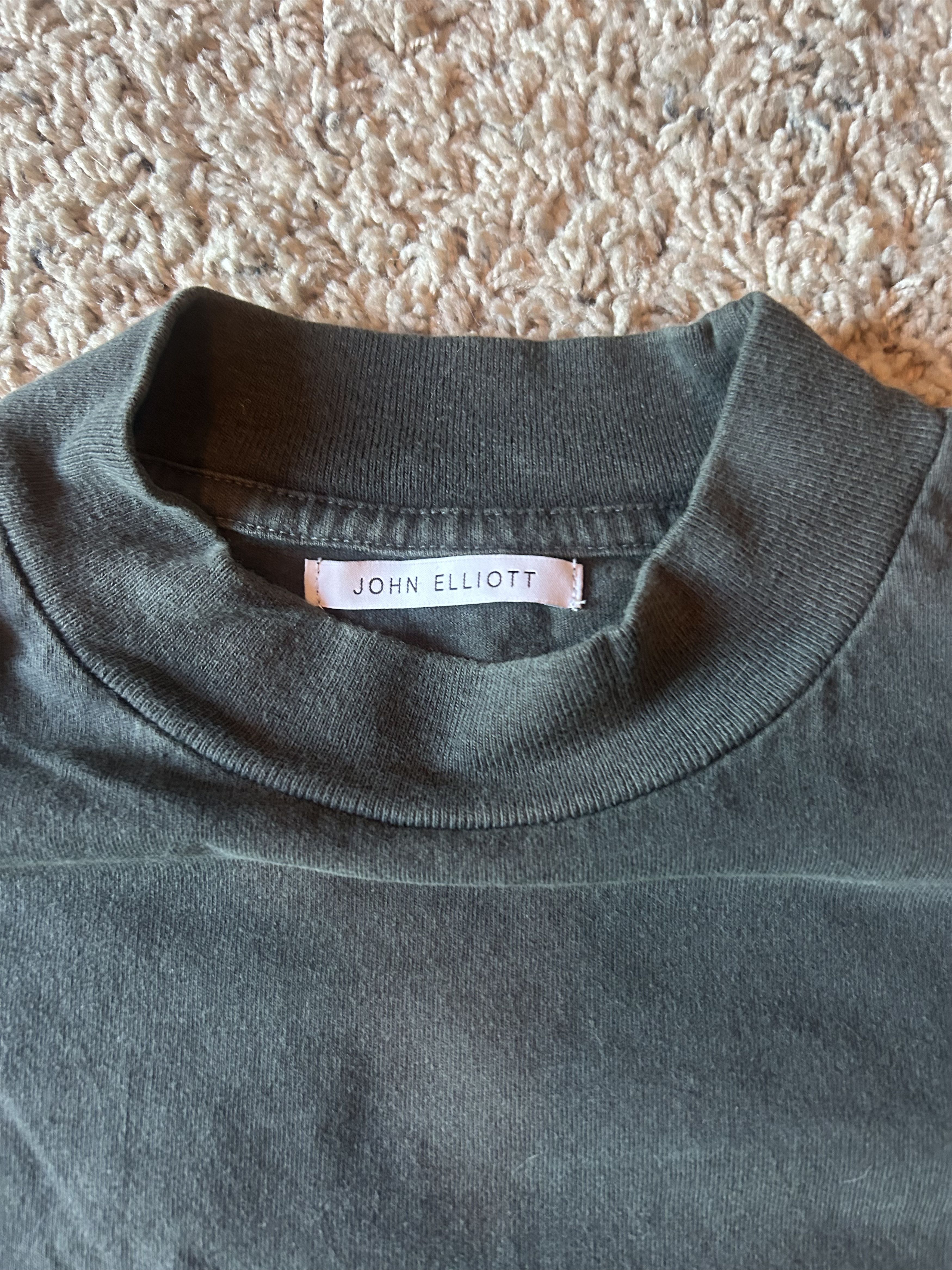 John Elliott 900 LS Mock Tee Charcoal Size US S / EU 44-46 / 1 - 3 Thumbnail