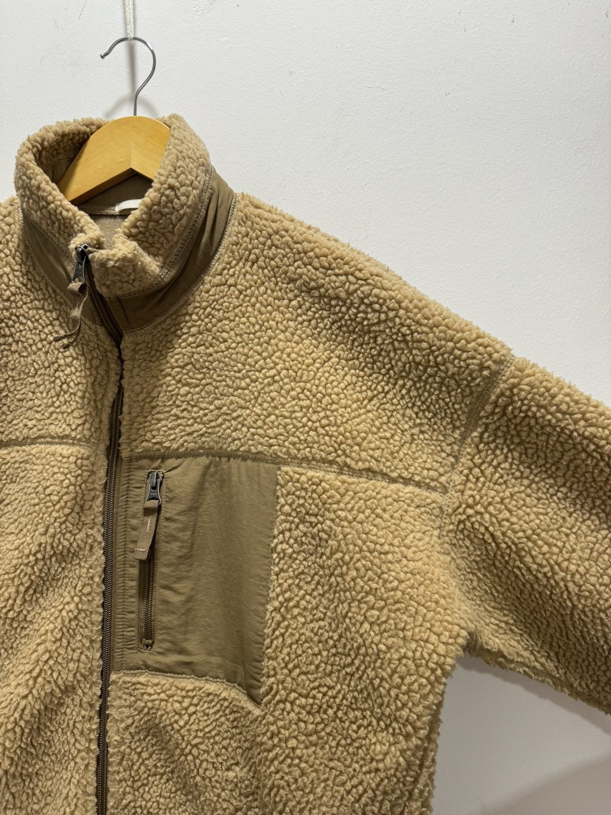 GU × Japanese Brand × Vintage 💥BOXY💥JAPANESE DESIGN GU SHERPA ZIP UP JACKET Size US L / EU 52-54 / 3 - 3 Thumbnail