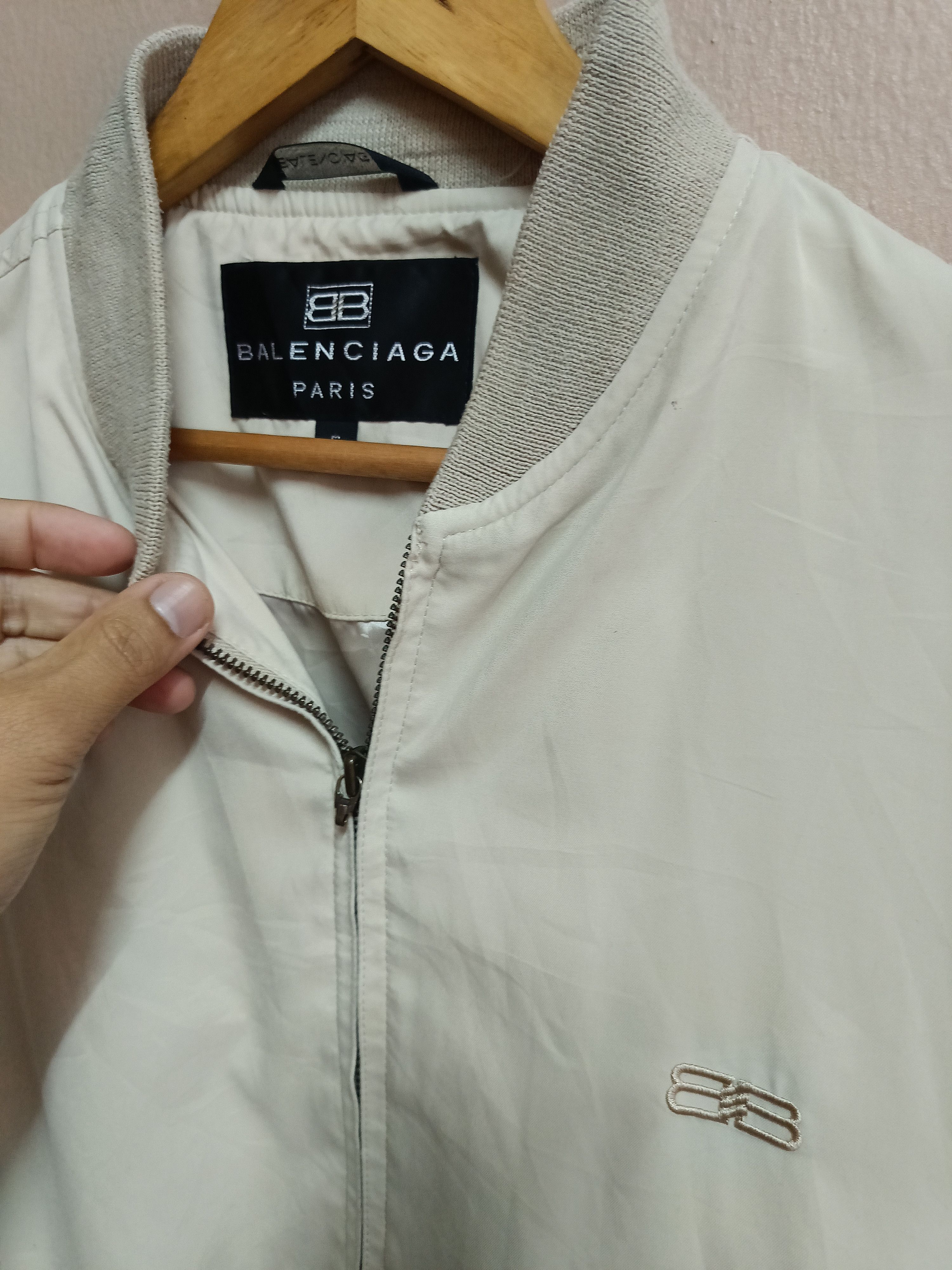 Balenciaga Vintage Balenciaga bomber Jacket Size US L / EU 52-54 / 3 - 4 Thumbnail