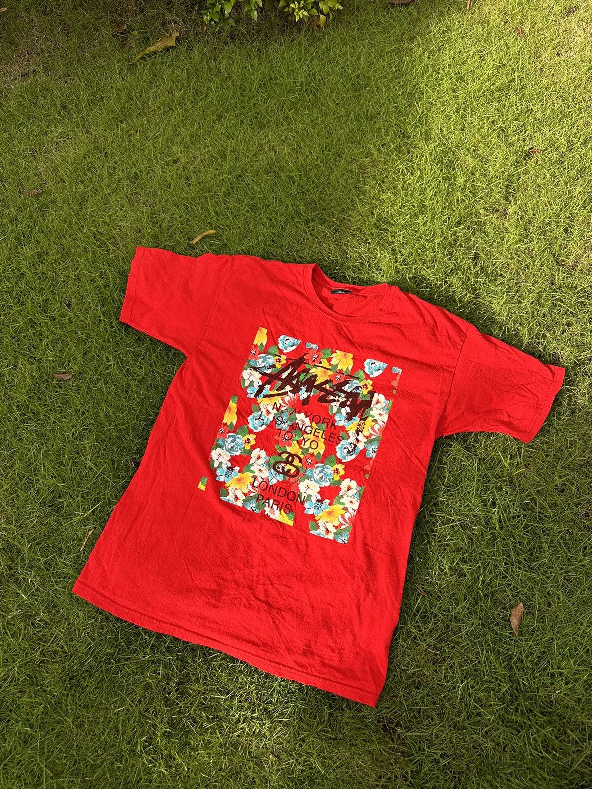 Stussy × Vintage STUSSY VINTAGE BIG LOGO STREETWEAR T-SHIRT Size US L / EU 52-54 / 3 - 1 Thumbnail