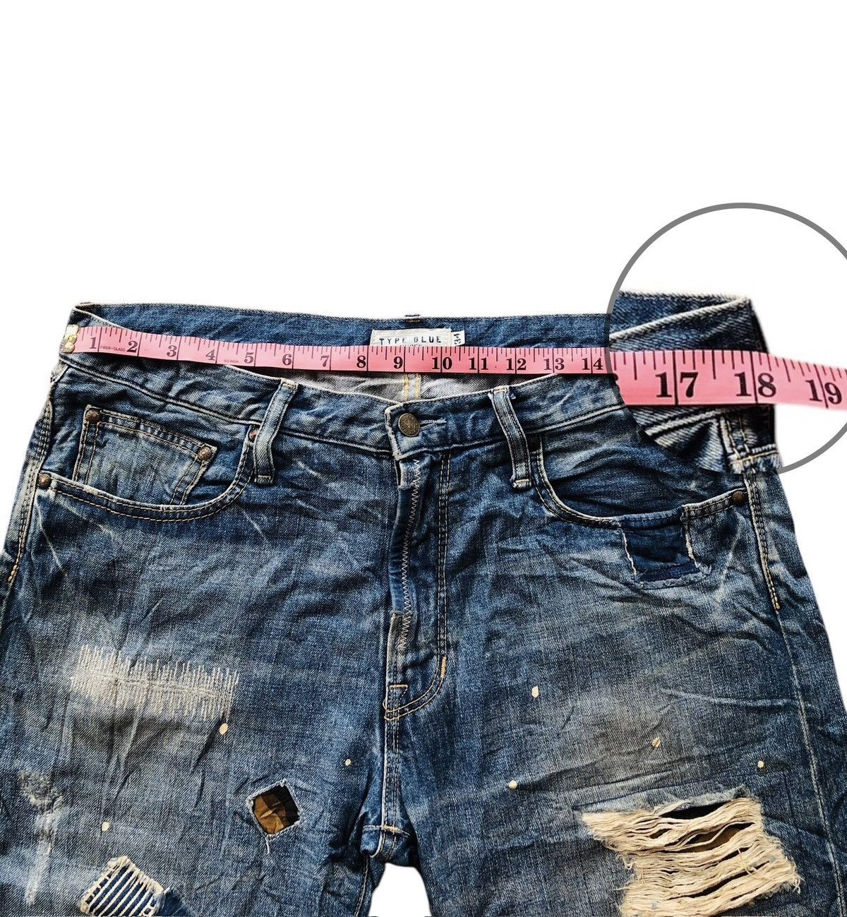 Avirex Avirex distressed patchwork short denim Size US 34 / EU 50 - 13 Thumbnail