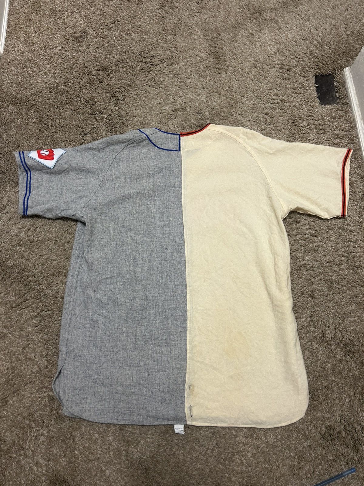 Mitchell & Ness Dodgers/Giants Mitchell & Ness - Cream & Gray XL Size US XL / EU 56 / 4 - 2 Thumbnail