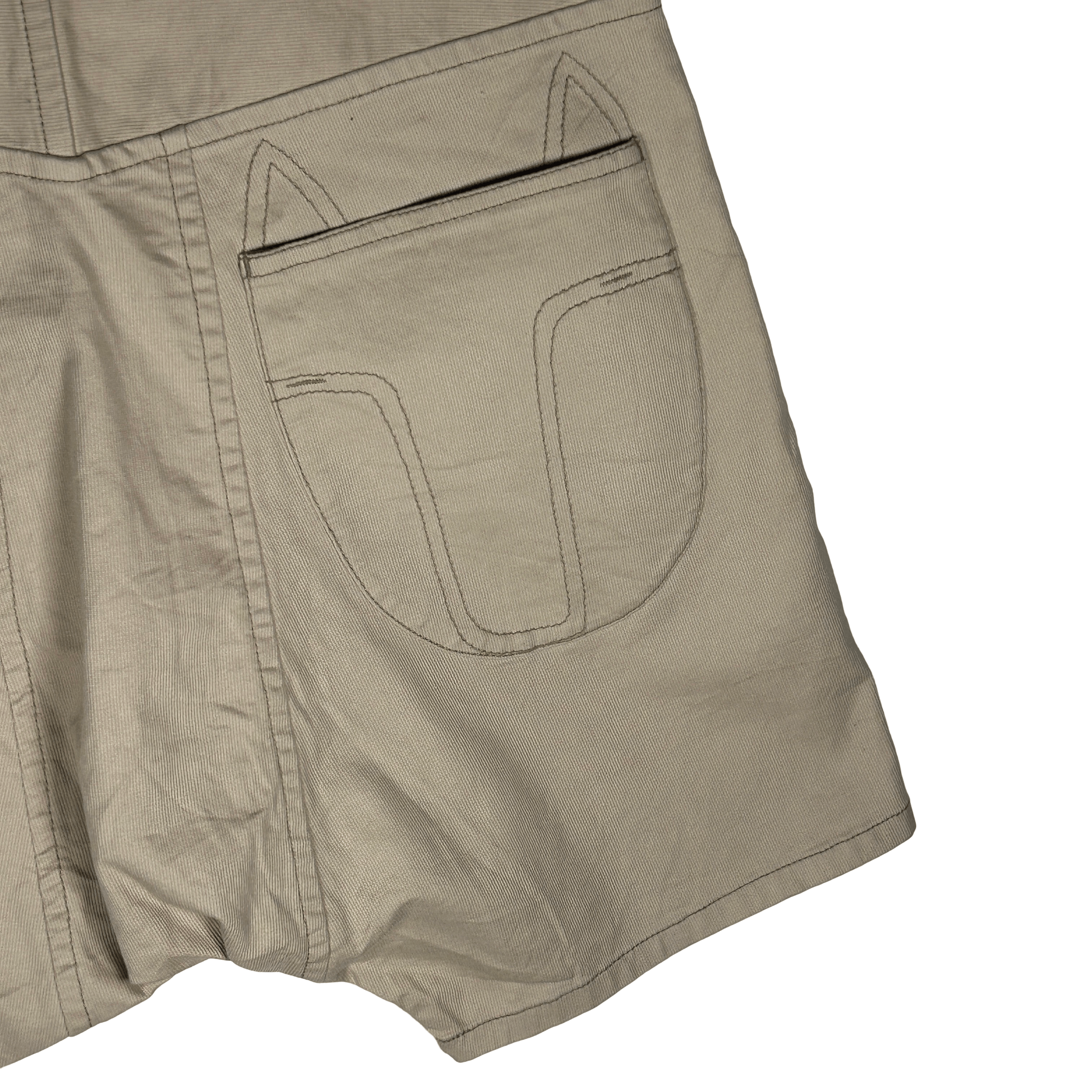 Issey Miyake Tsumori Chisato Dropped Crotch Shorts Jorts Size US 32 / EU 48 - 3 Thumbnail