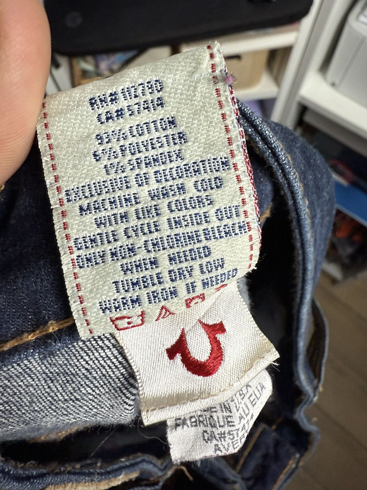 True Religion × Vintage Vintage y2k chief keef style true religion Avery denim pants Size US 32 / EU 48 - 9 Thumbnail