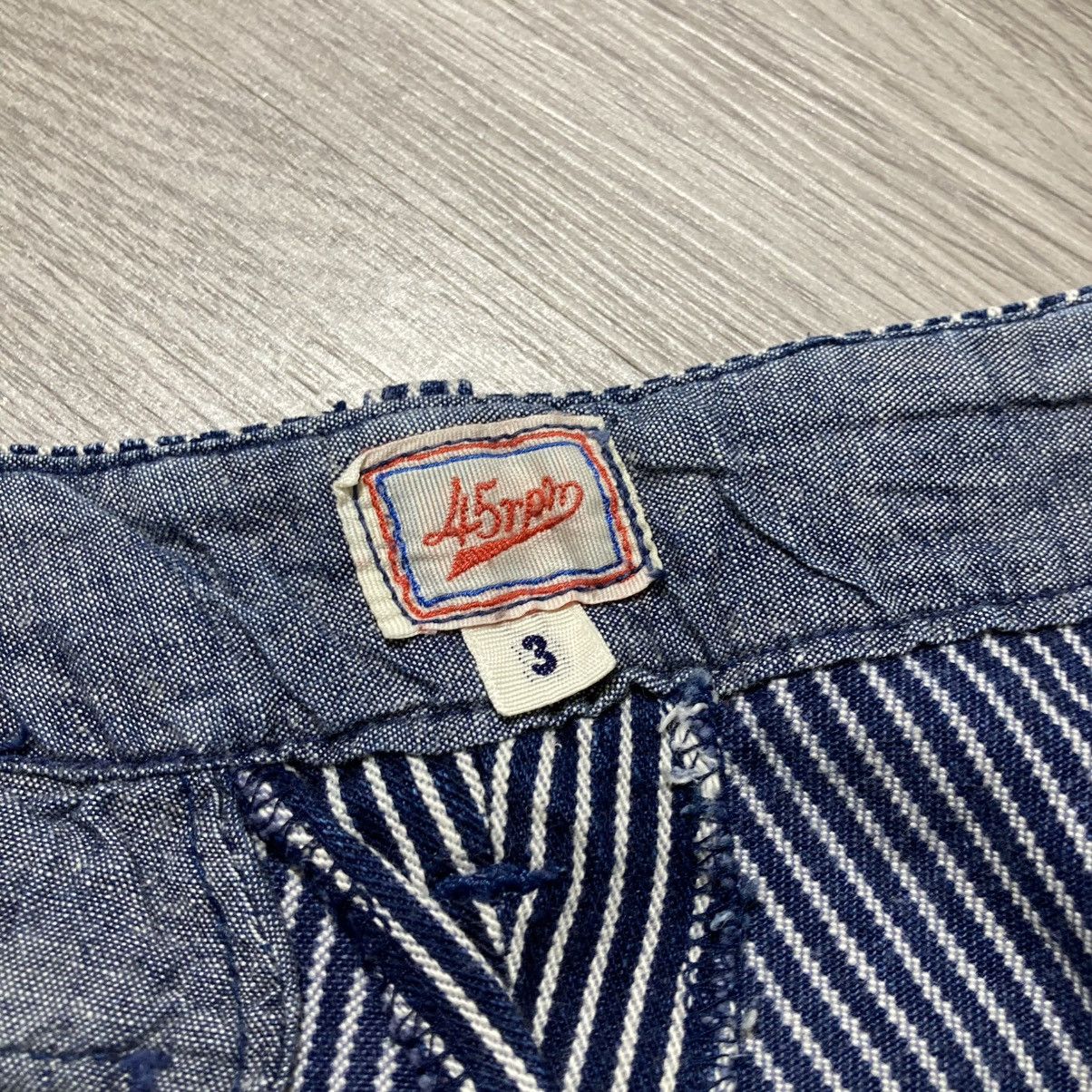 45rpm 🇯🇵 Vintage 45rpm Japan Hickory Stripe Pants Made In Japan Size US 27 - 13 Thumbnail