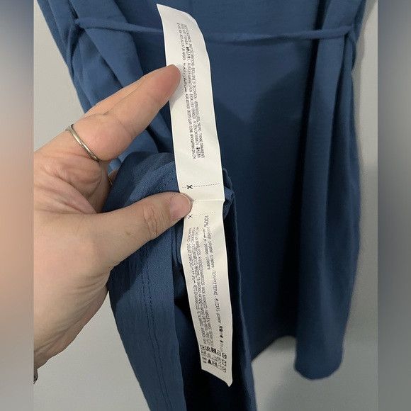 Zara ZARA Romper Playsuit with Shoulder Pads in blue size xl NWT Size 36" / US 14 / IT 50 - 8 Thumbnail