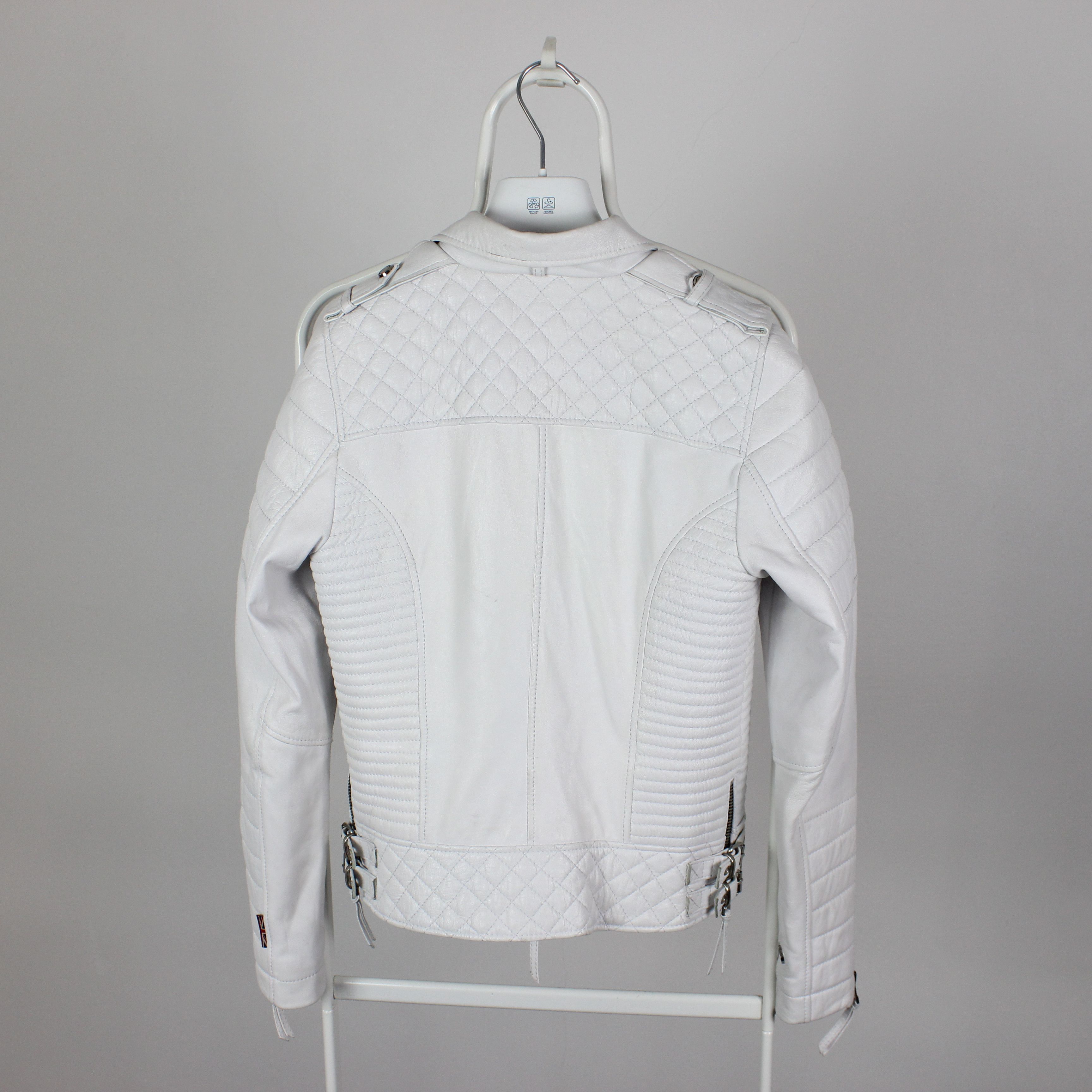Boda Skins Boda Skins leather bike jacket US 6 M white Size M / US 6-8 / IT 42-44 - 20 Thumbnail