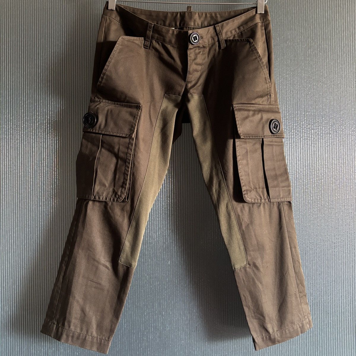 Dsquared2 Dsquared2 Icon Cropped Cargo Pants Size 42 Utility Military Size 28" / US 6 / IT 42 - 2 Thumbnail