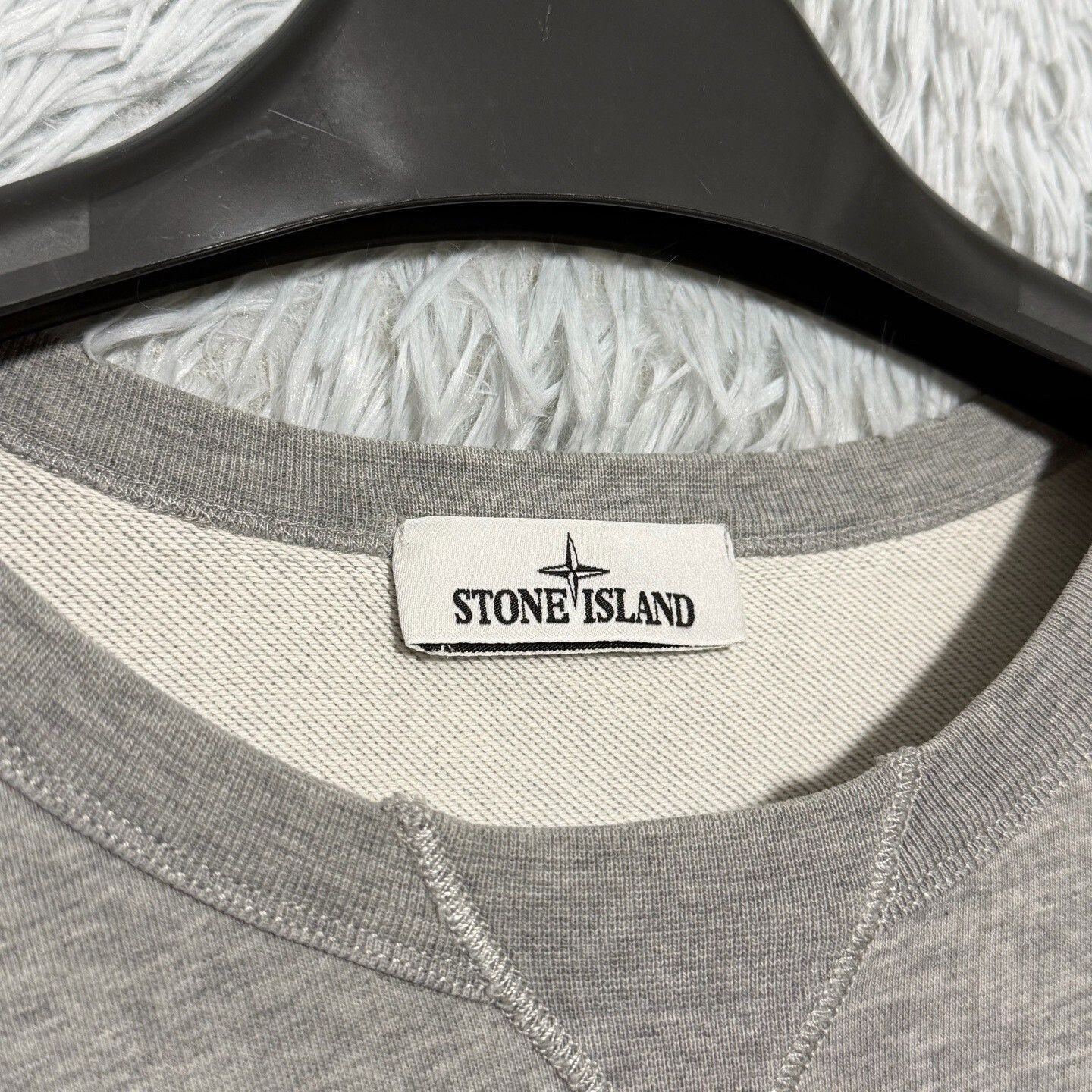 Stone Island Stone Island Gray Crewneck Sweatshirt L Size US L / EU 52-54 / 3 - 4 Thumbnail