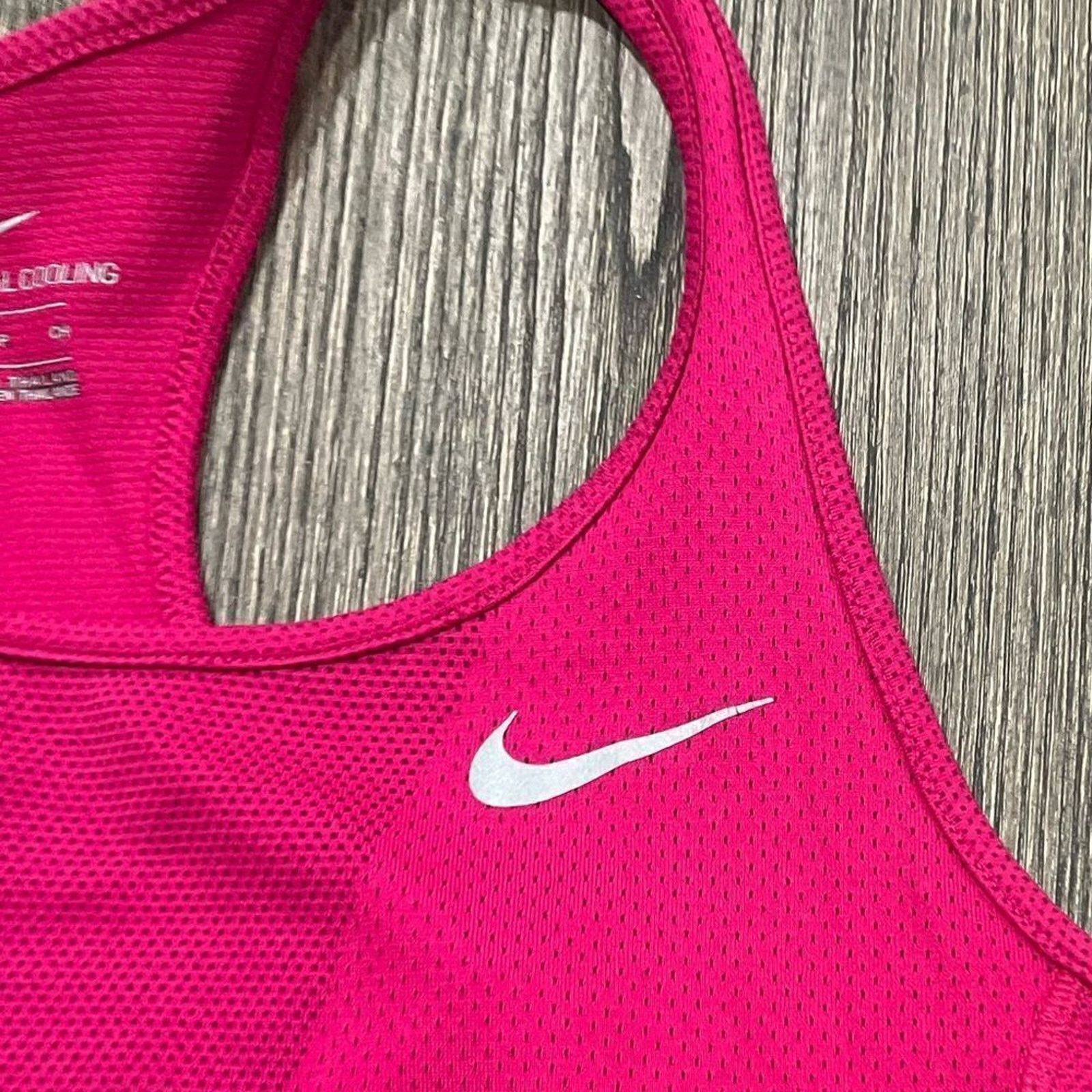Nike Nike Zonal Cooling Fuchsia Athletic Racerback Tank Top Sz S Size S / US 4 / IT 40 - 3 Thumbnail