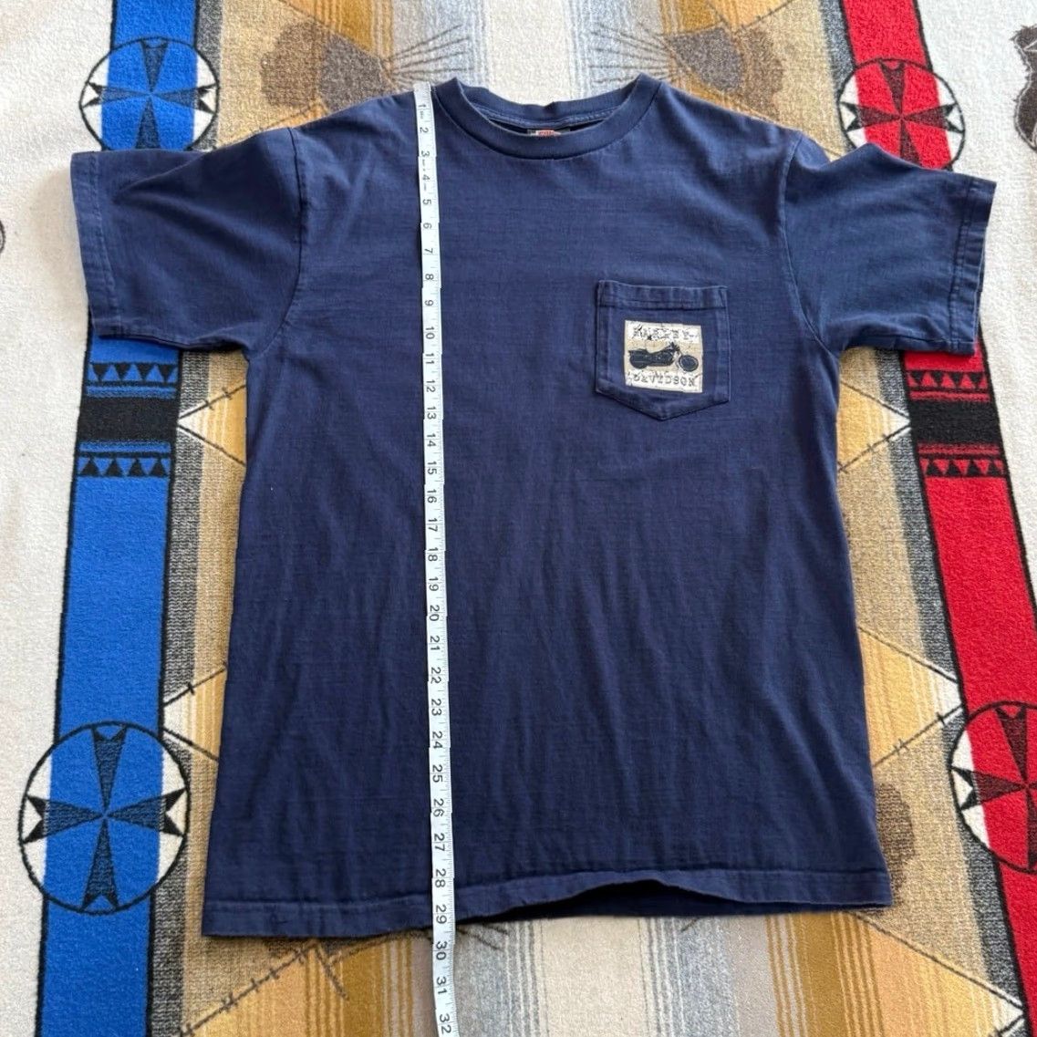 Harley Davidson VINTAGE Harley Davidson T-Shirt Double-Sided Blue Size L Men Short Sleeve Eagle Y2K Biker Motorcycle Grunge 2000s Size US L / EU 52-54 / 3 - 8 Thumbnail