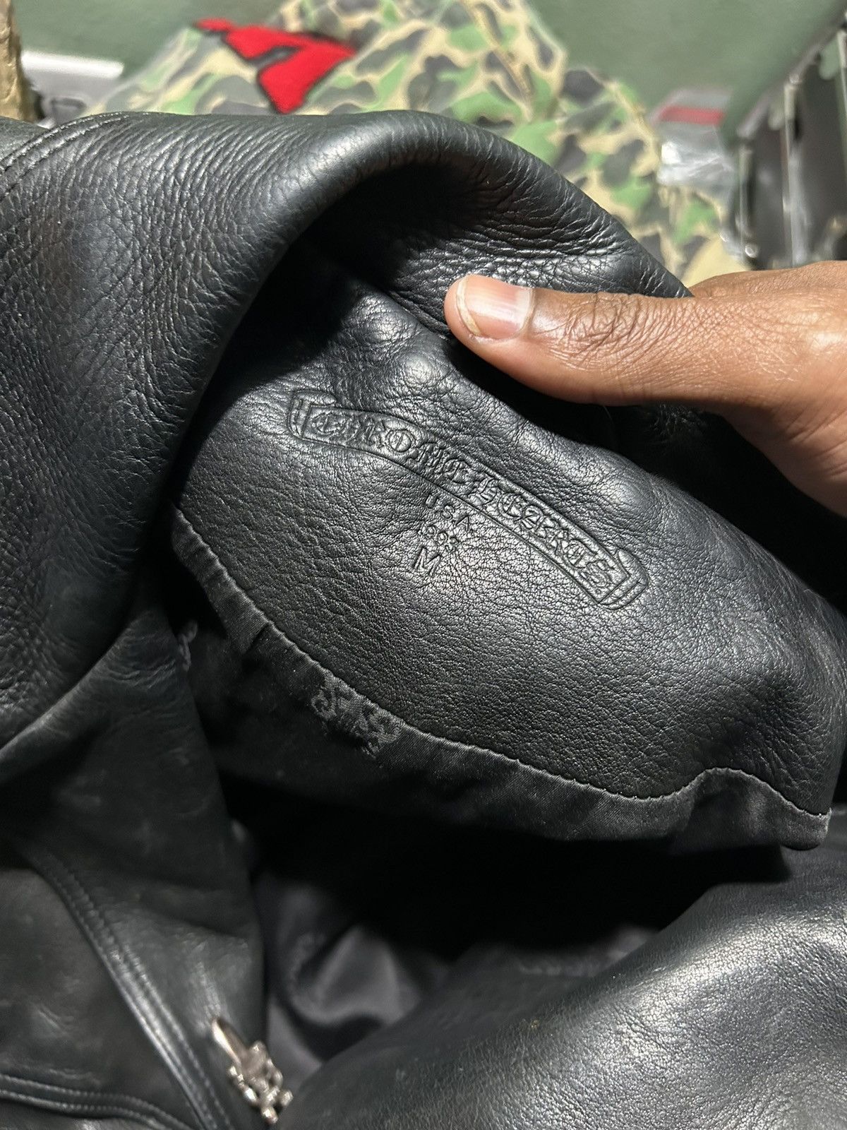 Chrome Hearts RARE Talon Leather Motorcycle Jacket 1993 Size US M / EU 48-50 / 2 - 13 Thumbnail