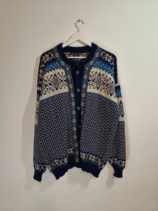 Dale Of Norway Vintage Nordstrikk Wool Cardigan Size US L / EU 52-54 / 3 - 2 Thumbnail