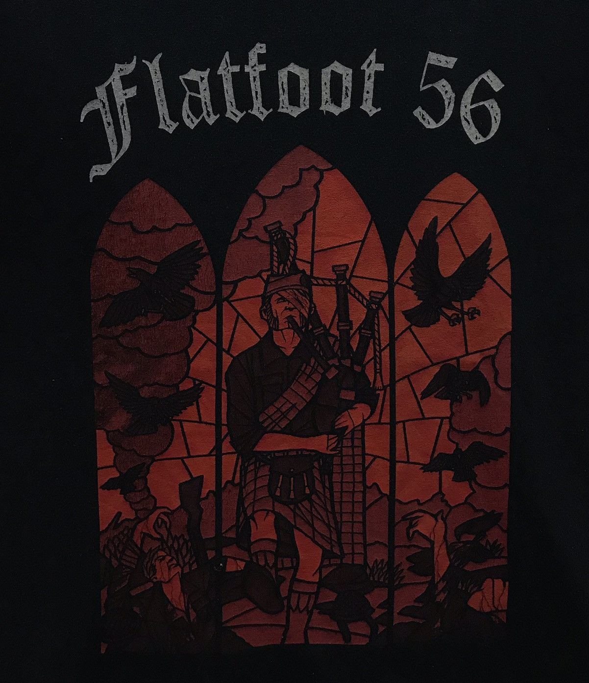 Band Tees × Gildan × Vintage Vintage Gildan Band Flatfoot 56 Shirt Size US S / EU 44-46 / 1 - 3 Thumbnail